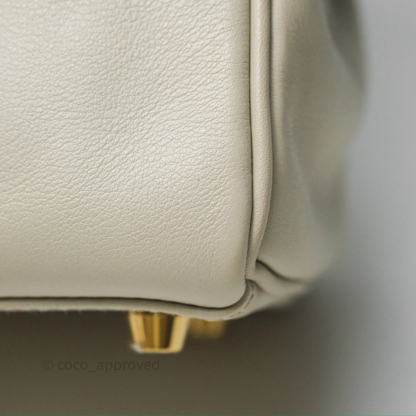 Hermès Retourne Swift Kelly 25 Gris Perle 80 Gold Hardware