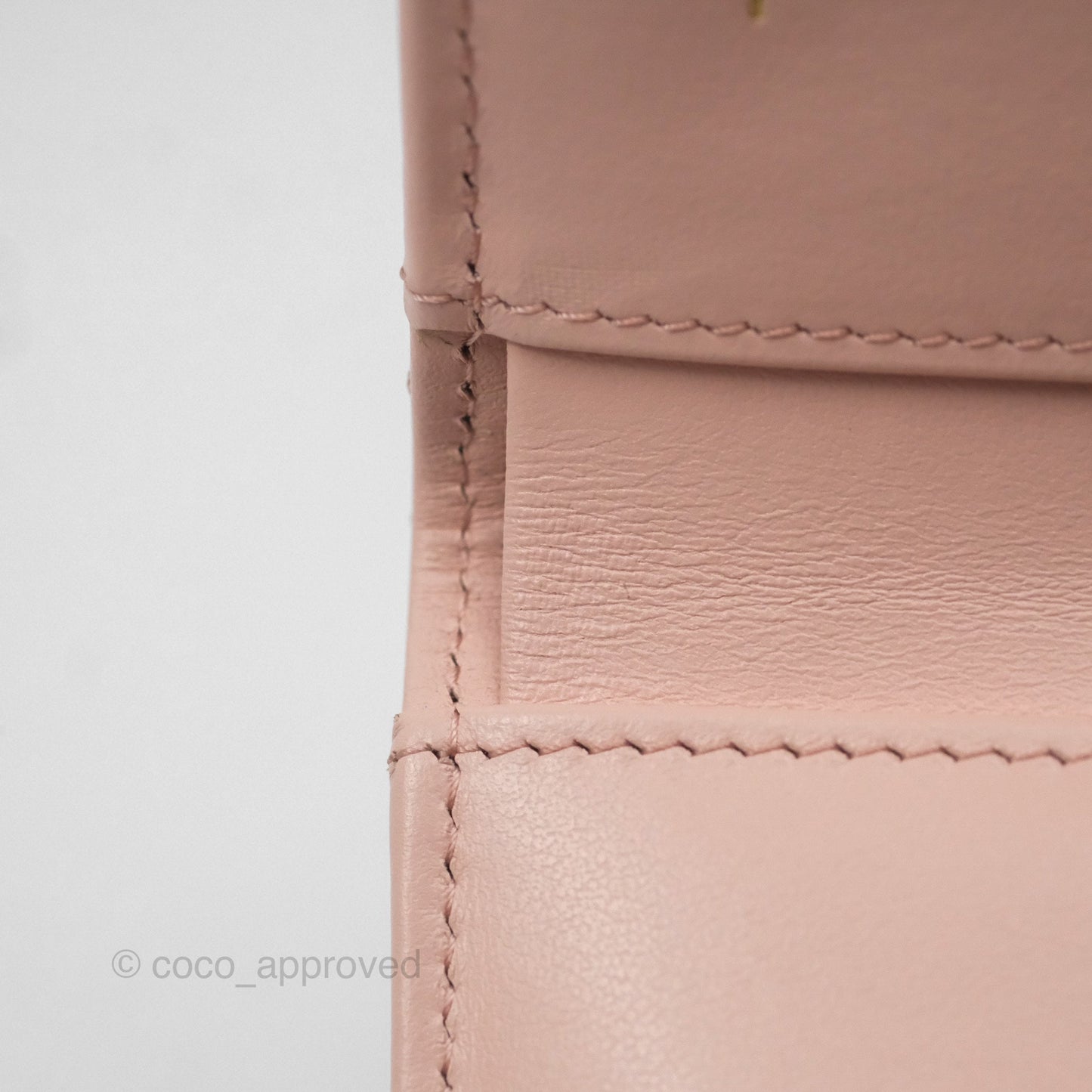 Chanel Quilted Small Classic Flap Trifold Wallet Pink Caviar Gold Hardware