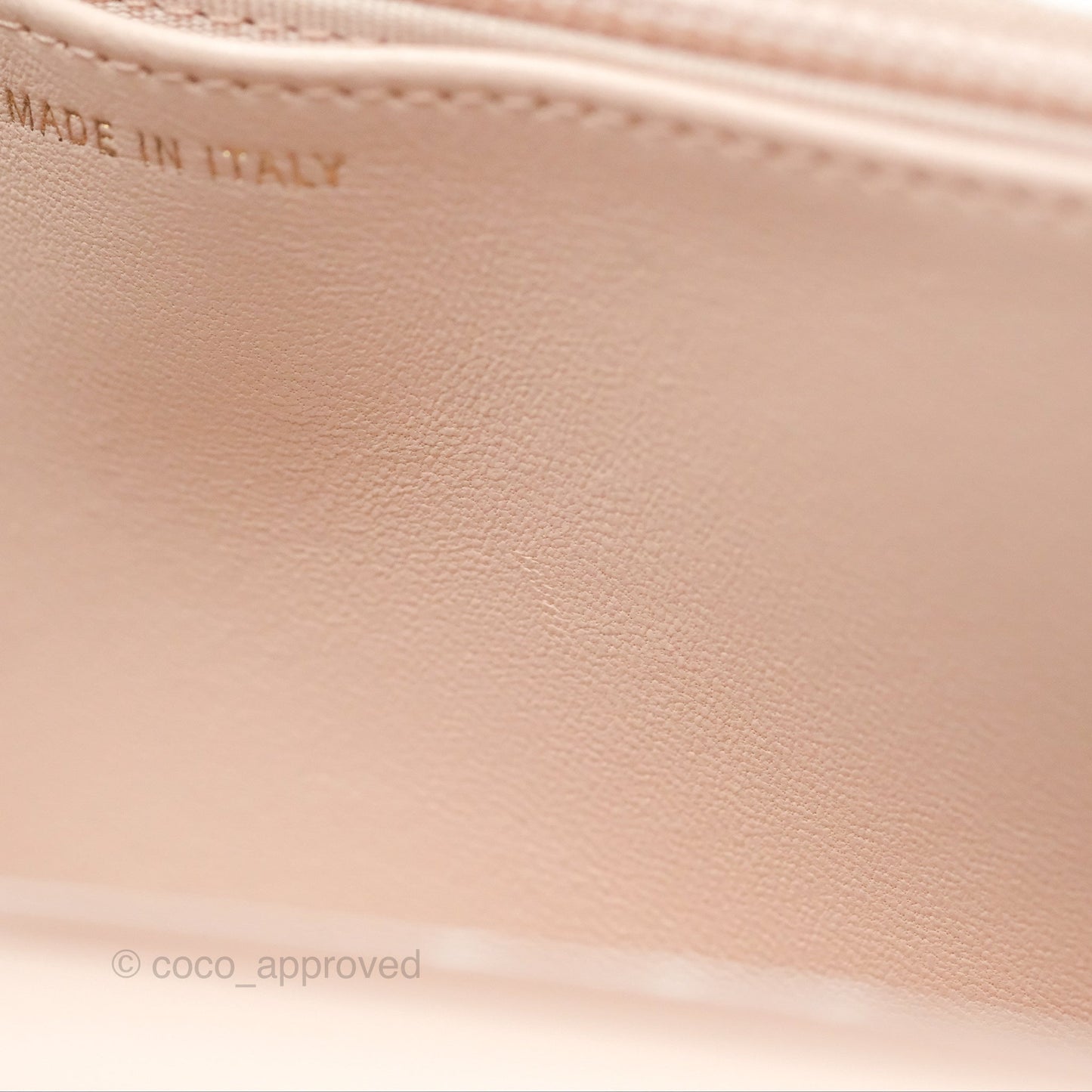 Chanel Trendy CC WOC Quilted Light Pink Lambskin Gold Hardware