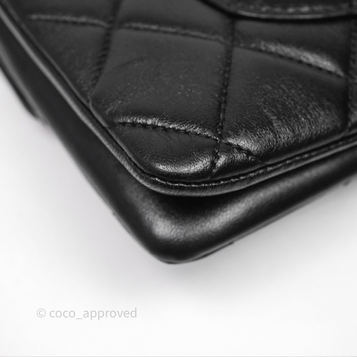 Chanel Medium Trendy CC Flap Bag Lambskin Black Aged Hardware