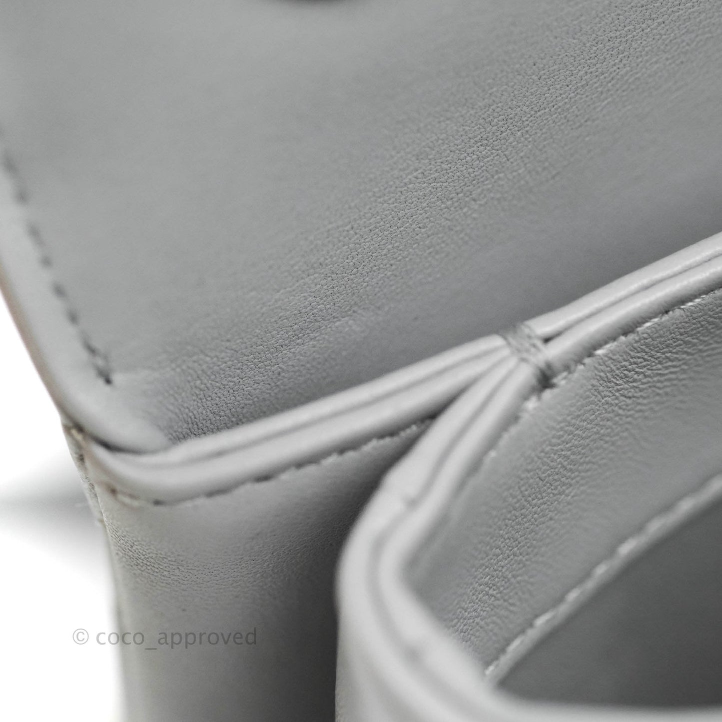 Chanel Quilted Trendy CC Small Grey Lambskin Gold Hardware