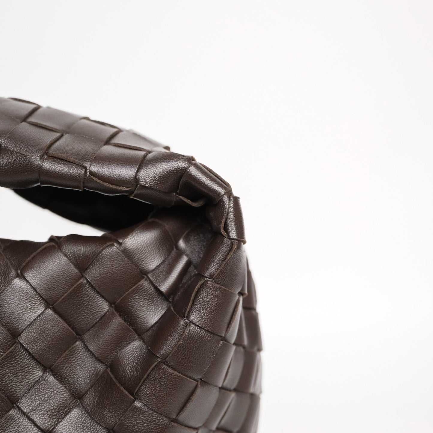 Bottega Veneta Teen Jodie Brown Intrecciato Lambskin