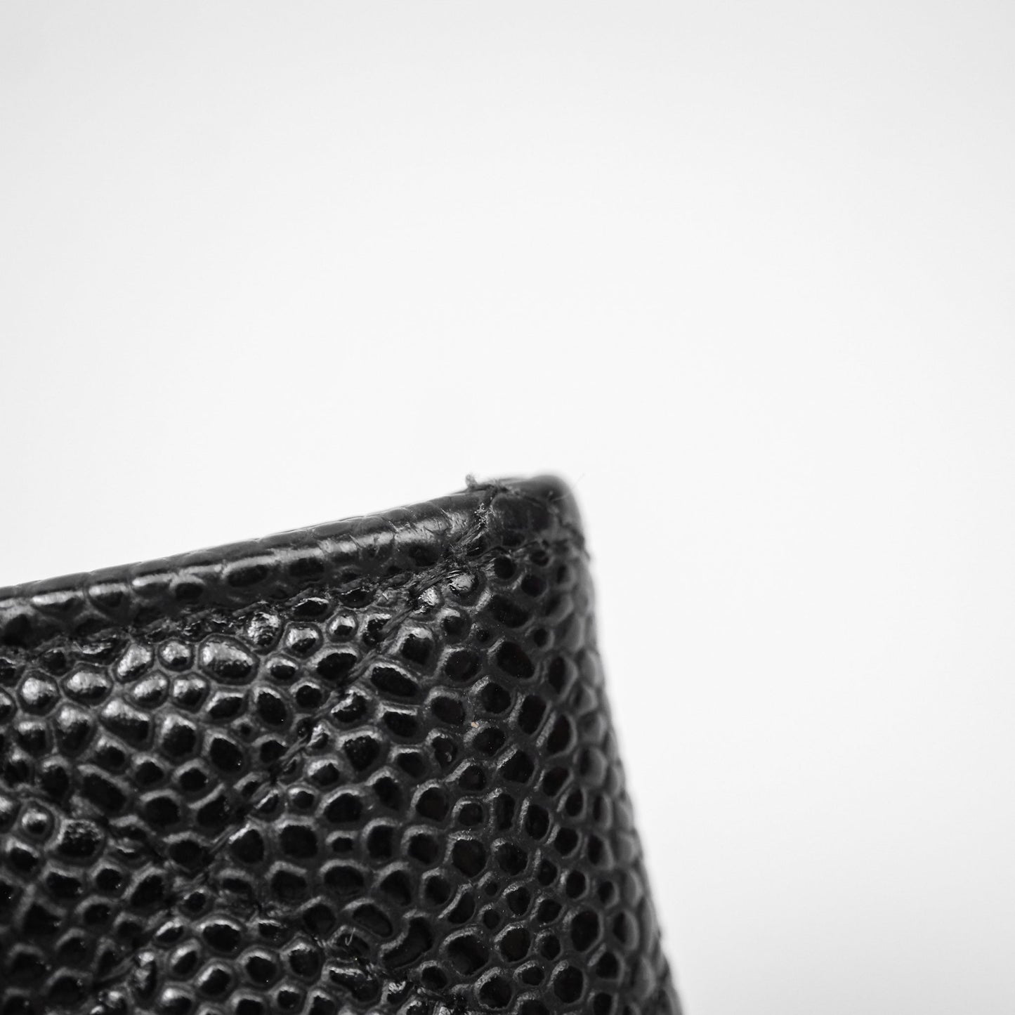 Chanel Classic Flap Black Caviar Card Holder Silver Hardware