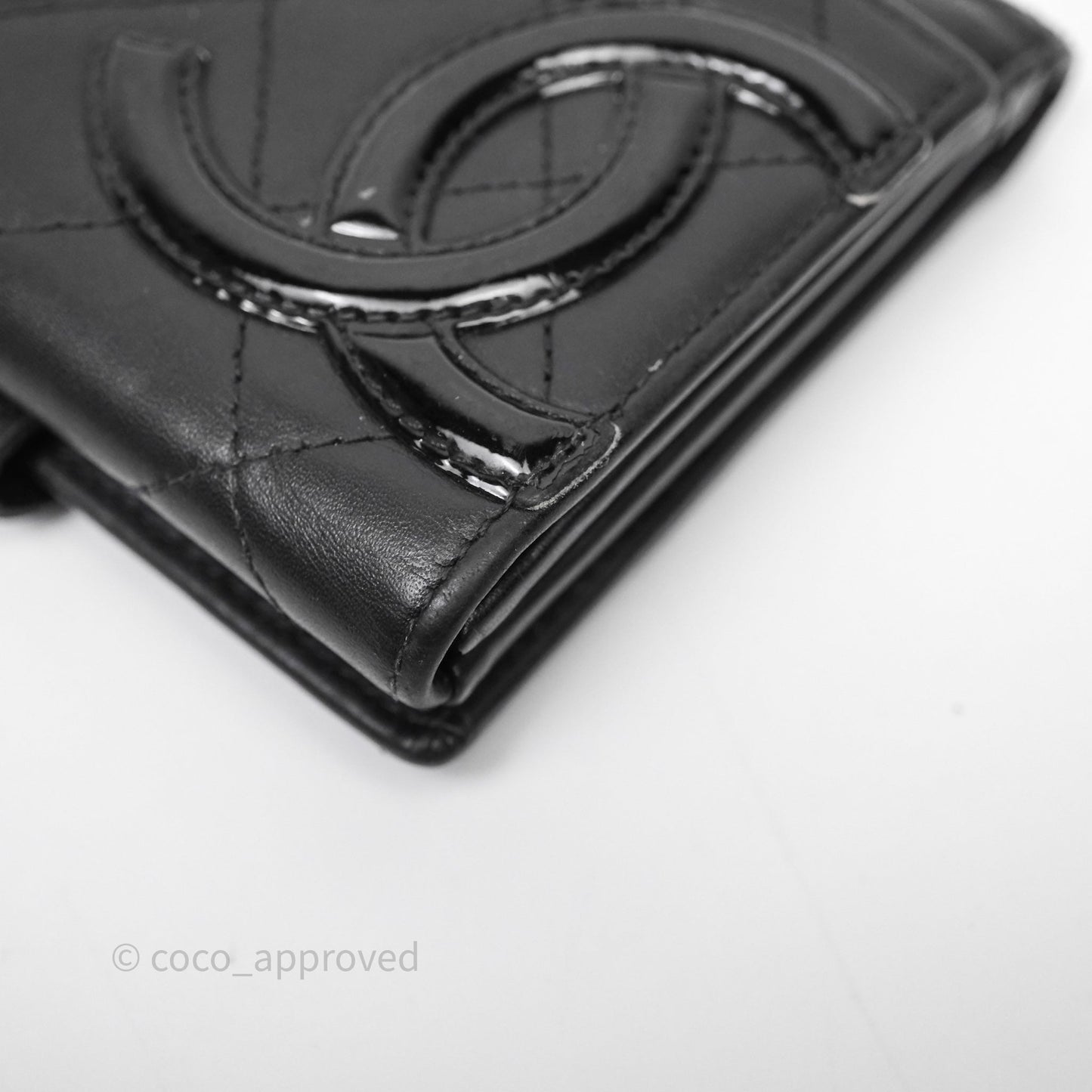 Chanel Quilted Cambon Short Wallet Black