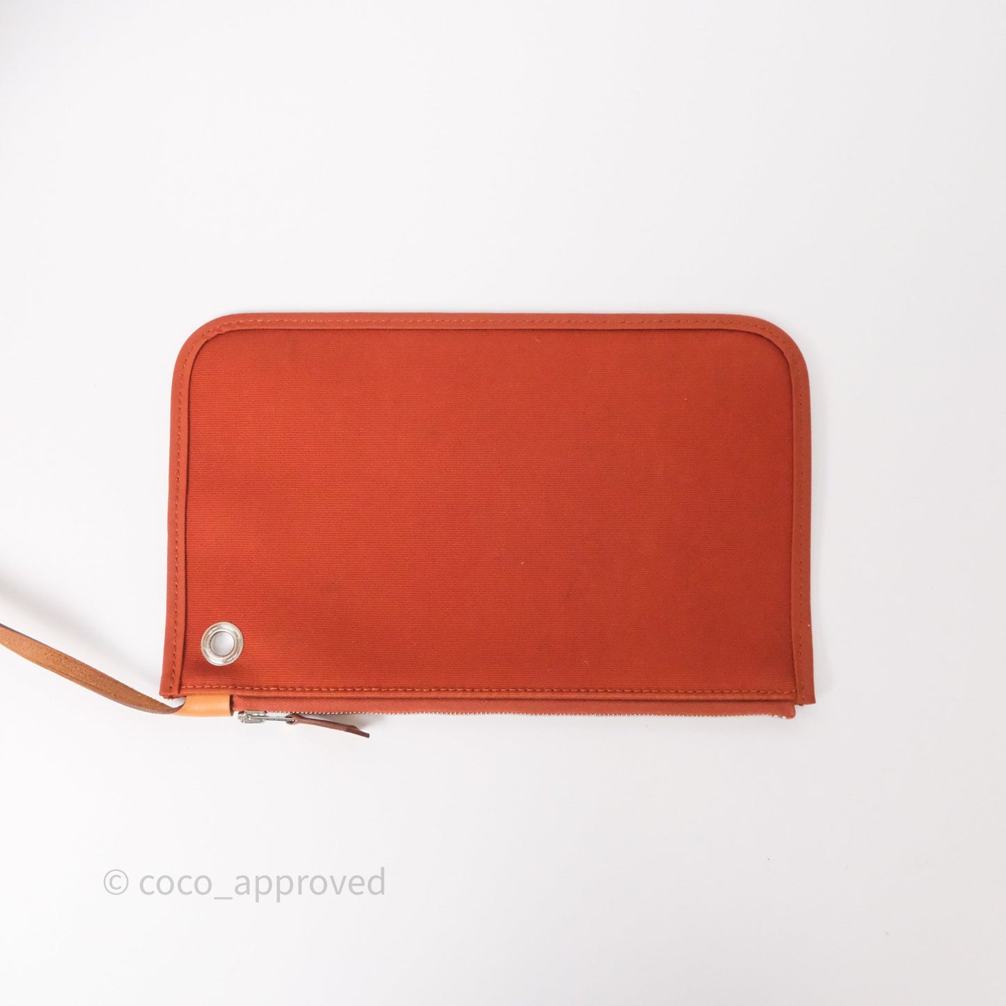Hermès Herbag Zip 31 Cuivre Canvas Palladium Hardware