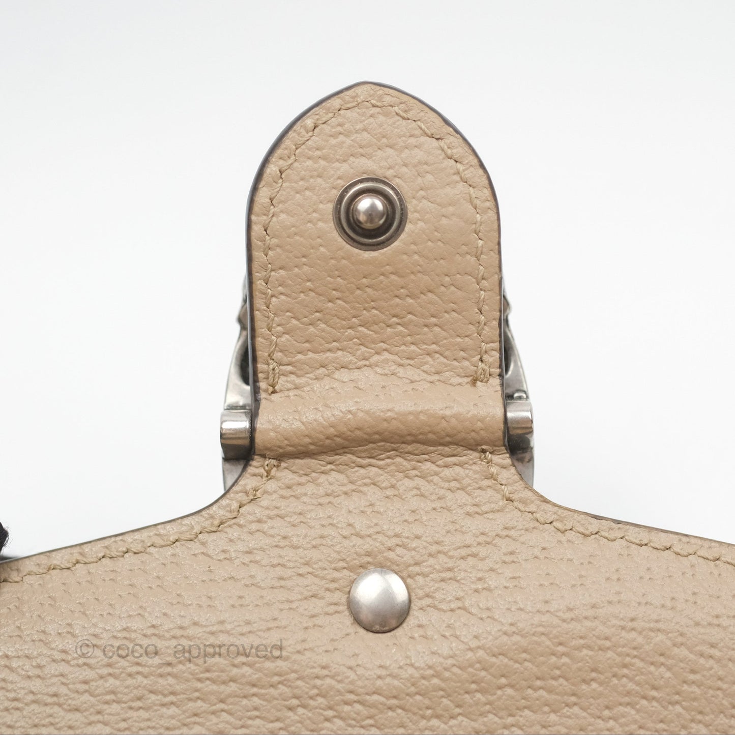 Gucci Dionysus GG Super Mini Crossbody Bag Ruthenium Hardware