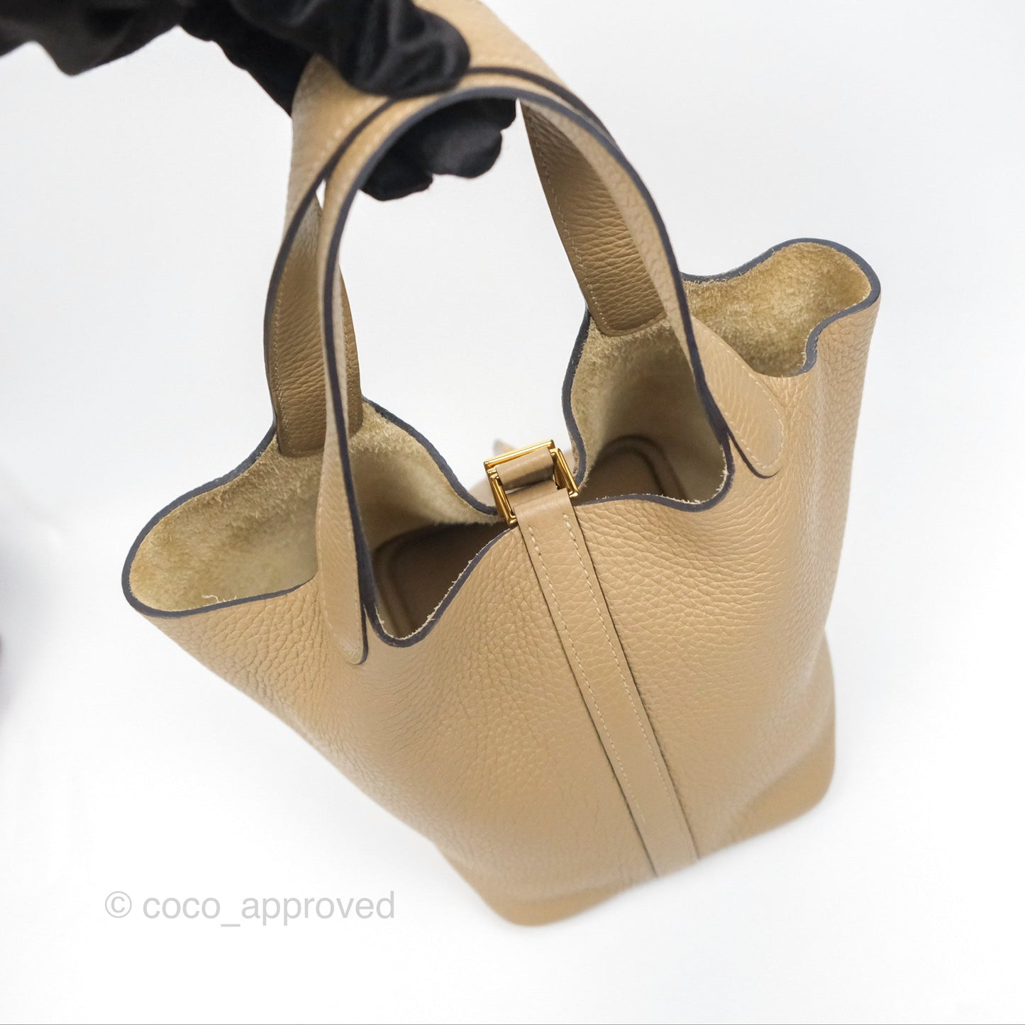 Hermès Picotin Lock 18 Trench Taurillon Clemence Gold Hardware