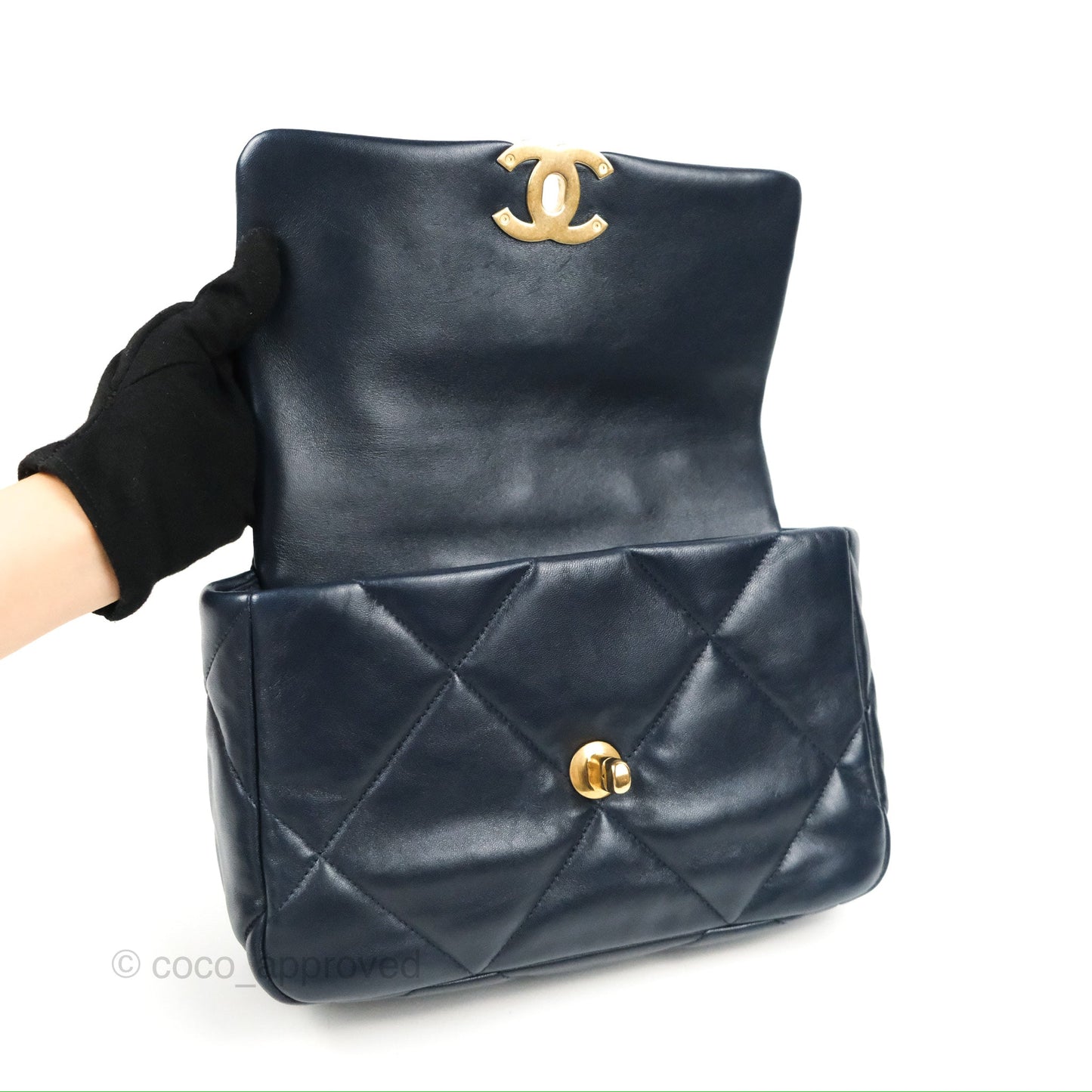 Chanel 19 Small Navy Mixed Hardware