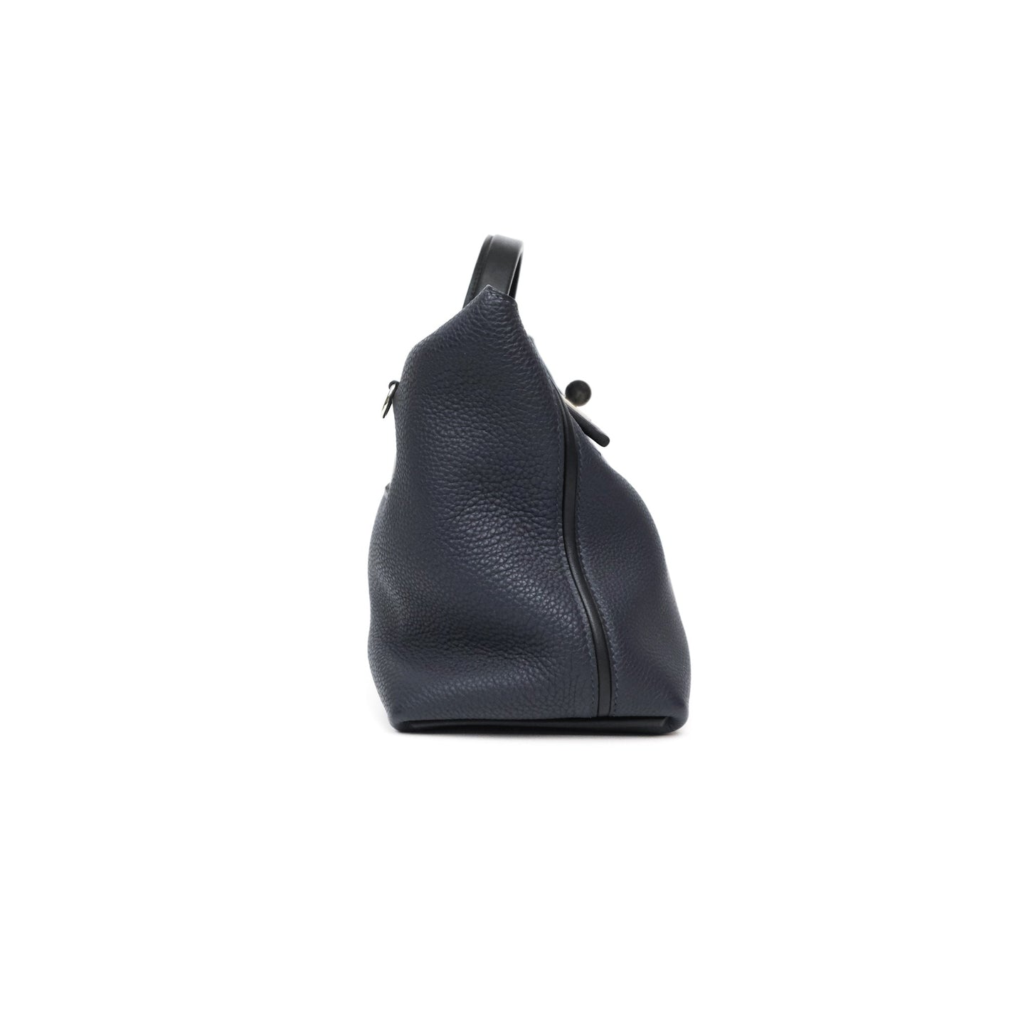 Hermès 24/24 29 Bleu Nuit 2Z / Noir Black 89 Togo/Swift Palladium Hardware