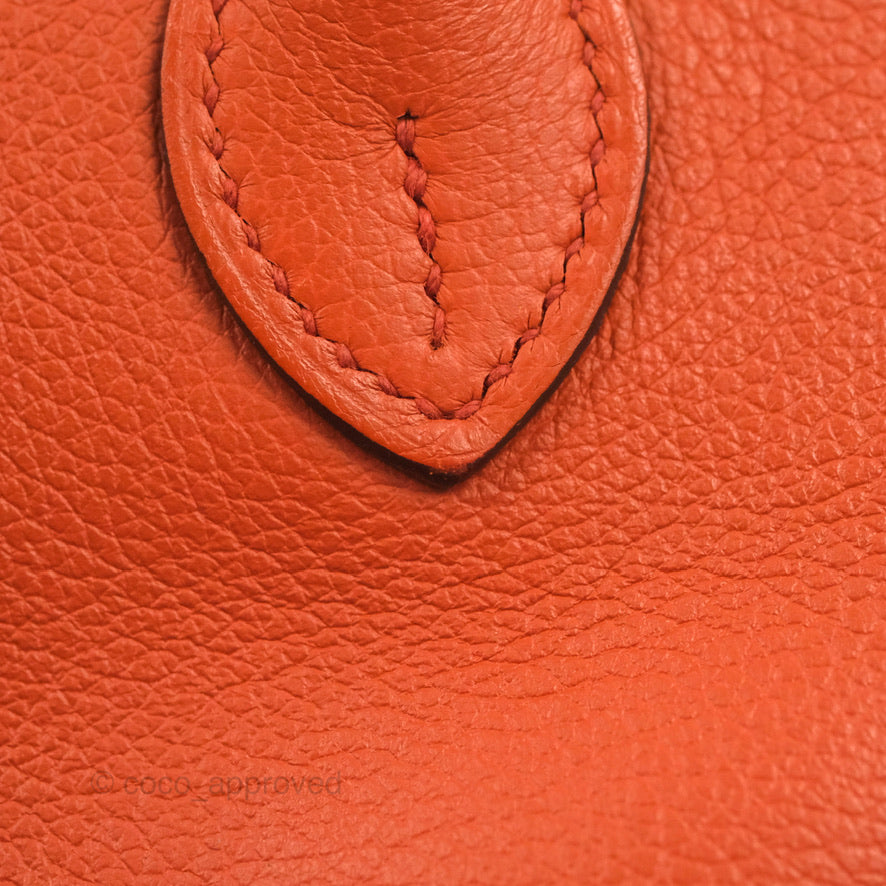 Hermes Mini Bolide 1923 Bag Terre Battue/Anemone Evecolor Gold Hardware