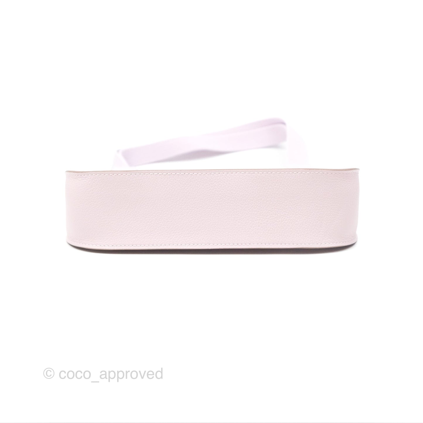 Hermès Mini Jypsiere Mauve Pale Evercolor Palladium Hardware