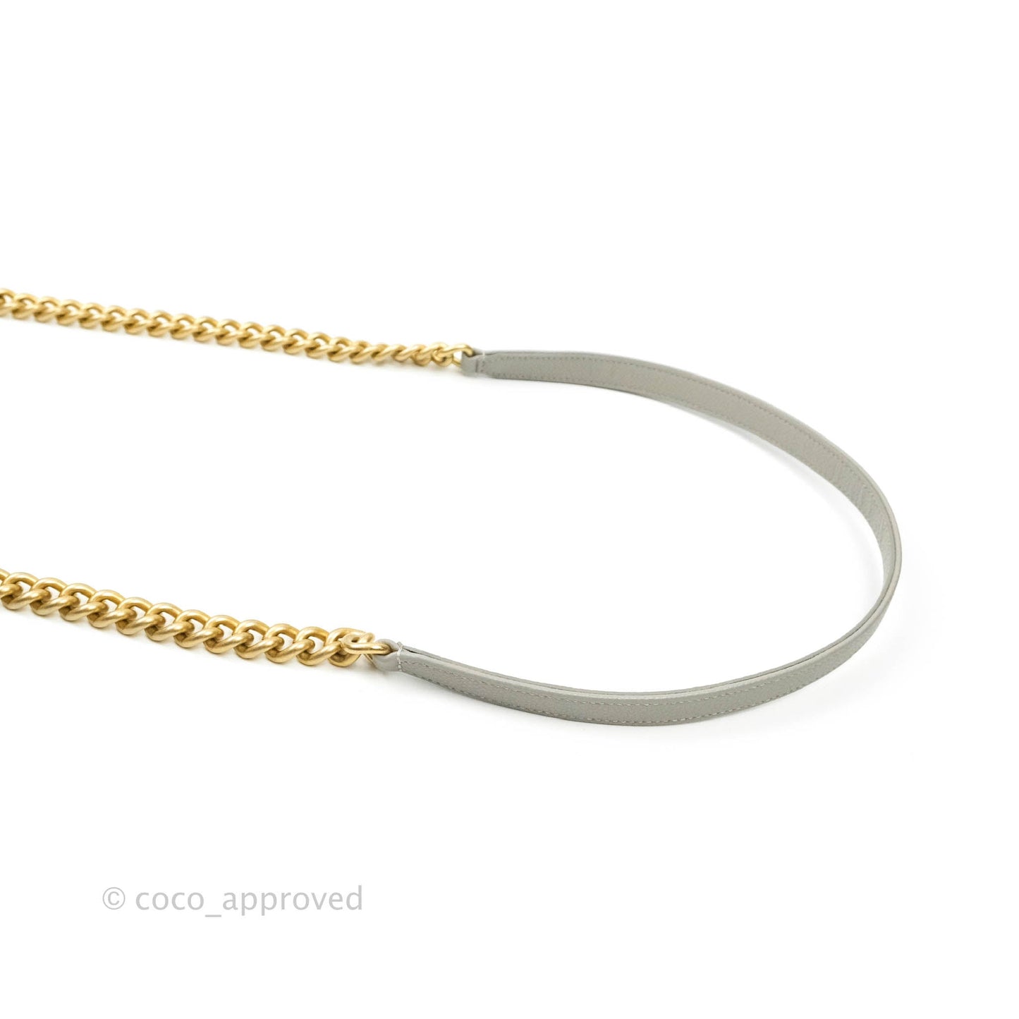 Chanel Chic Affinity Medium Grained Calfskin Grey Aged Gold Hardware