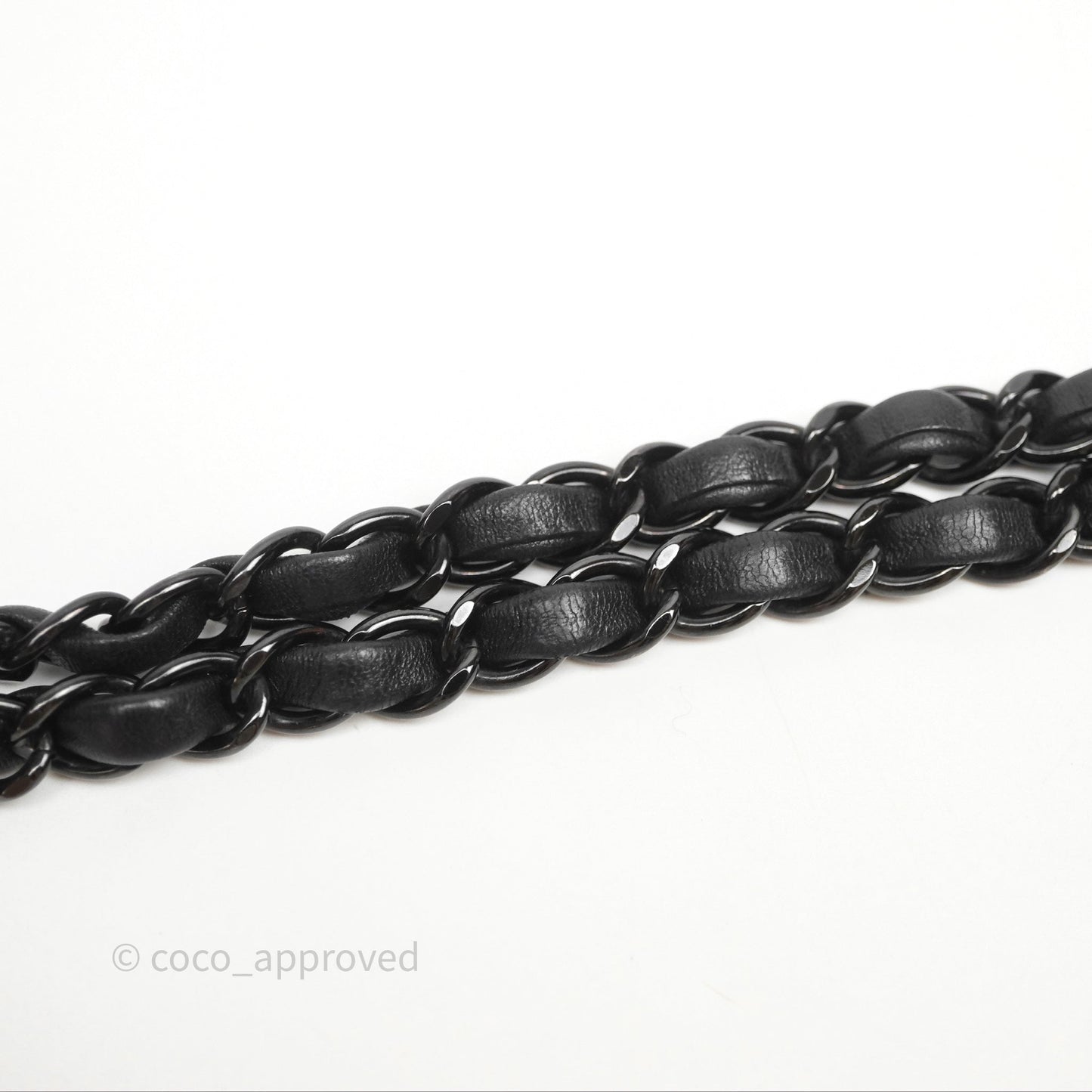 Chanel Quilted Mini Rectangular Chevron Black Lambskin So Black Hardware