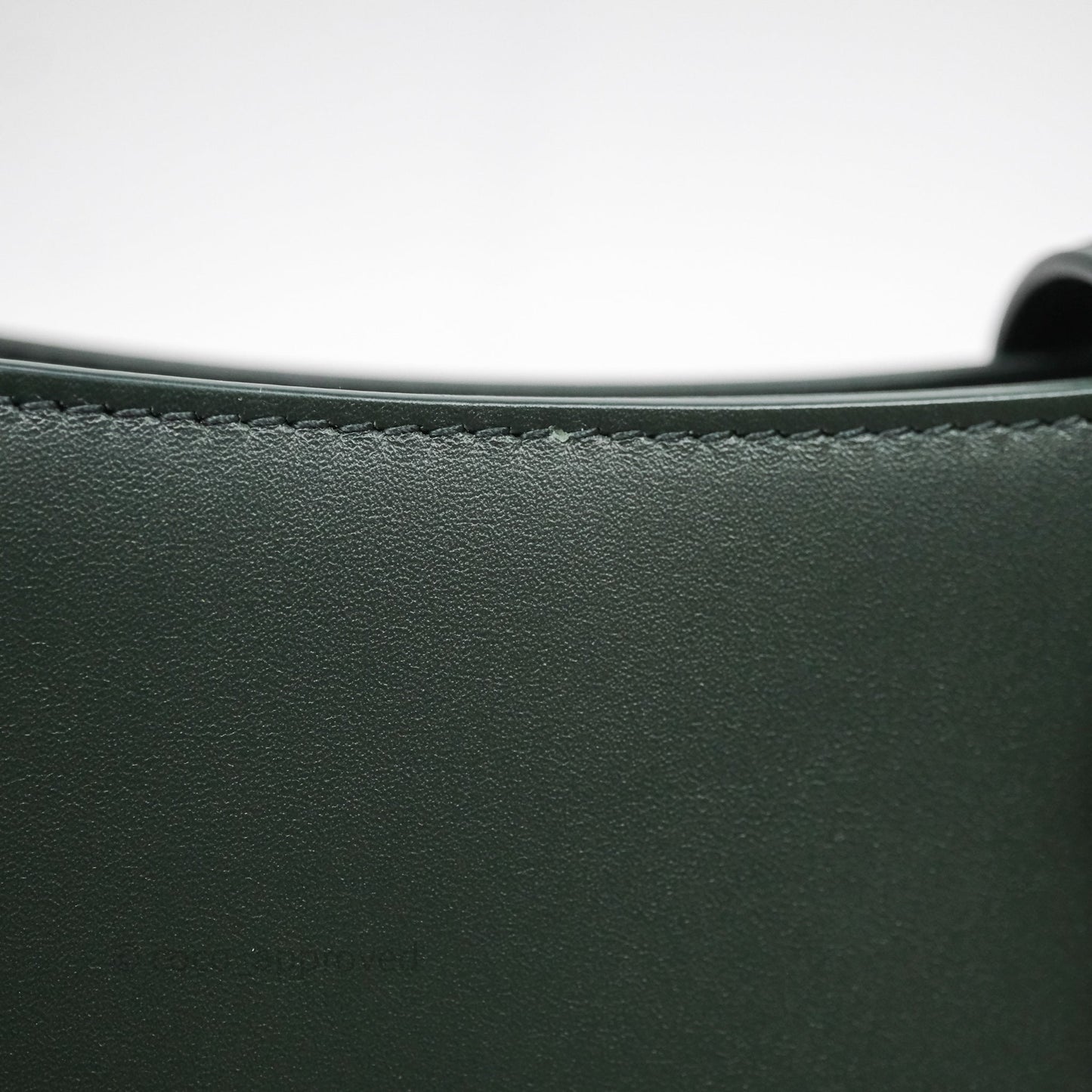 Saint Laurent ‘Le 5 a 7’ Hobo Bag Dark Green Smooth Calfskin