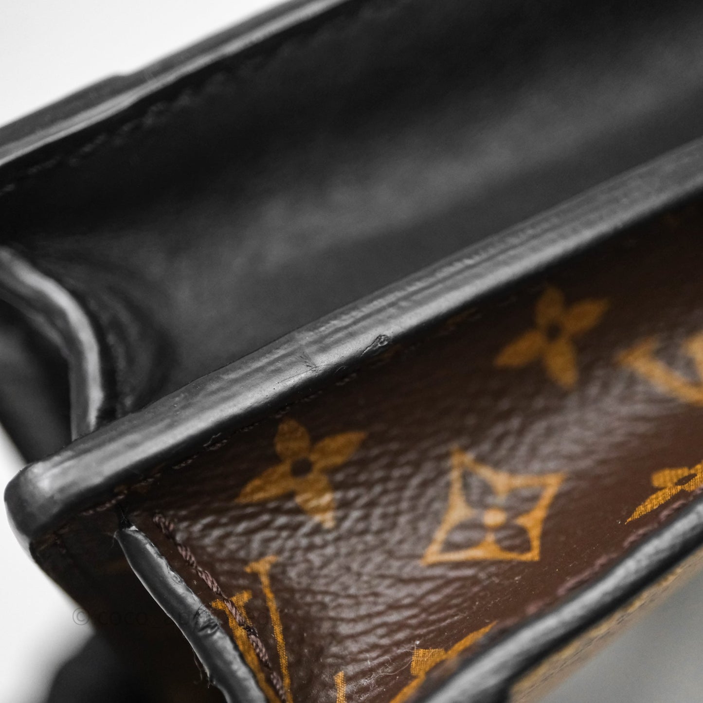 Louis Vuitton Monogram Reverse Trunk Clutch Bag
