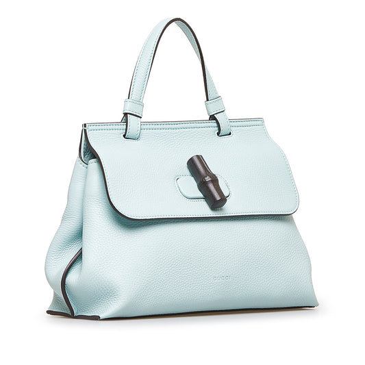 Luxury Gucci Small Bamboo Daily Satchel