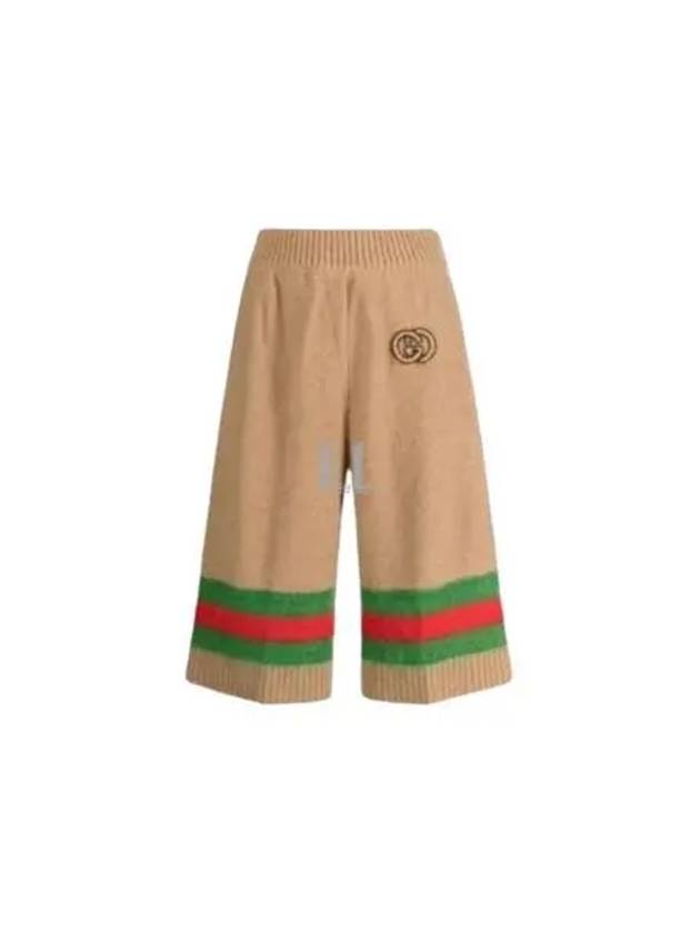 Luxury Gucci Trending 2025 Interlocking GG Logo Shorts Camel