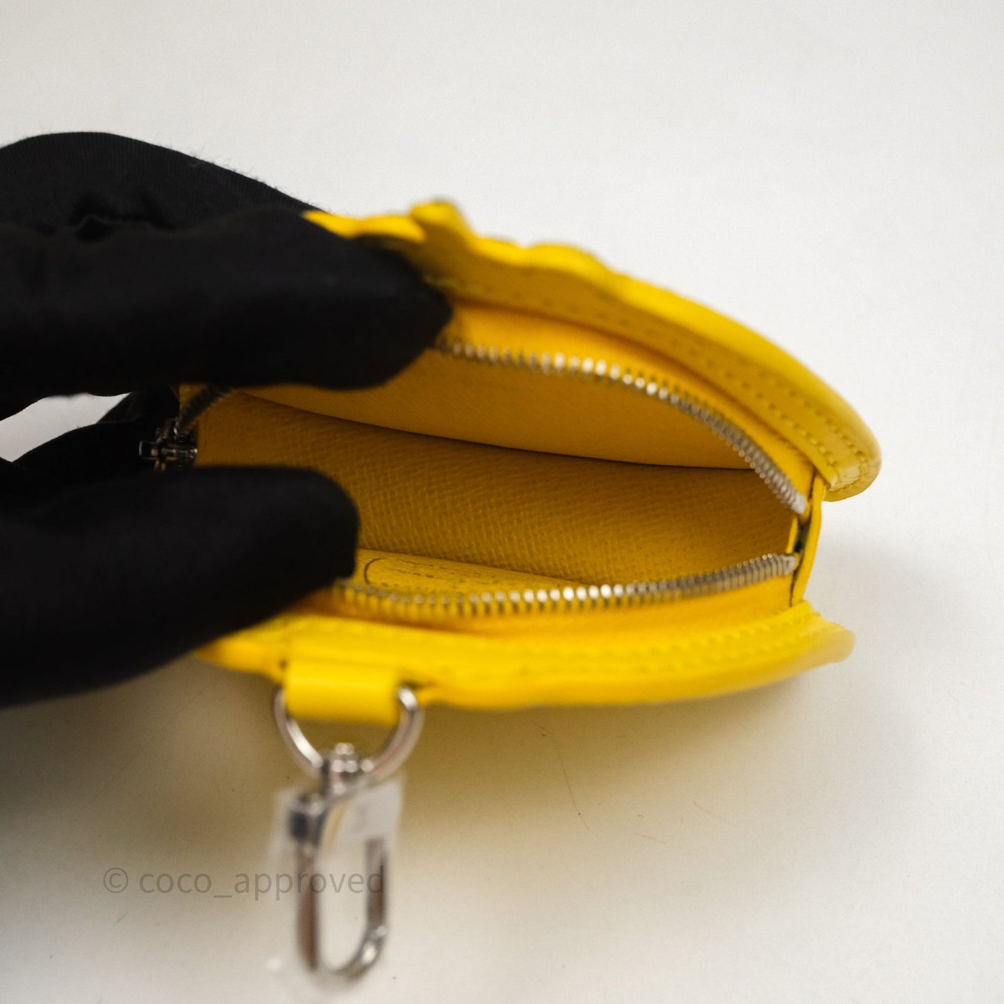 Louis Vuitton x Yayoi Kusama Epi Marellini Bag Infinity Dots Yellow Silver Hardware
