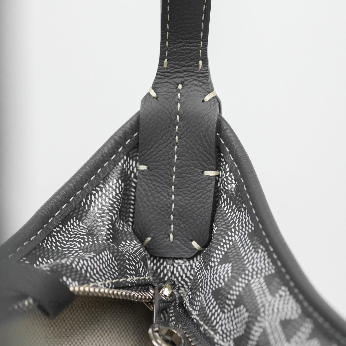 Goyard Bohème Hobo Bag Grey Goyardine Canvas