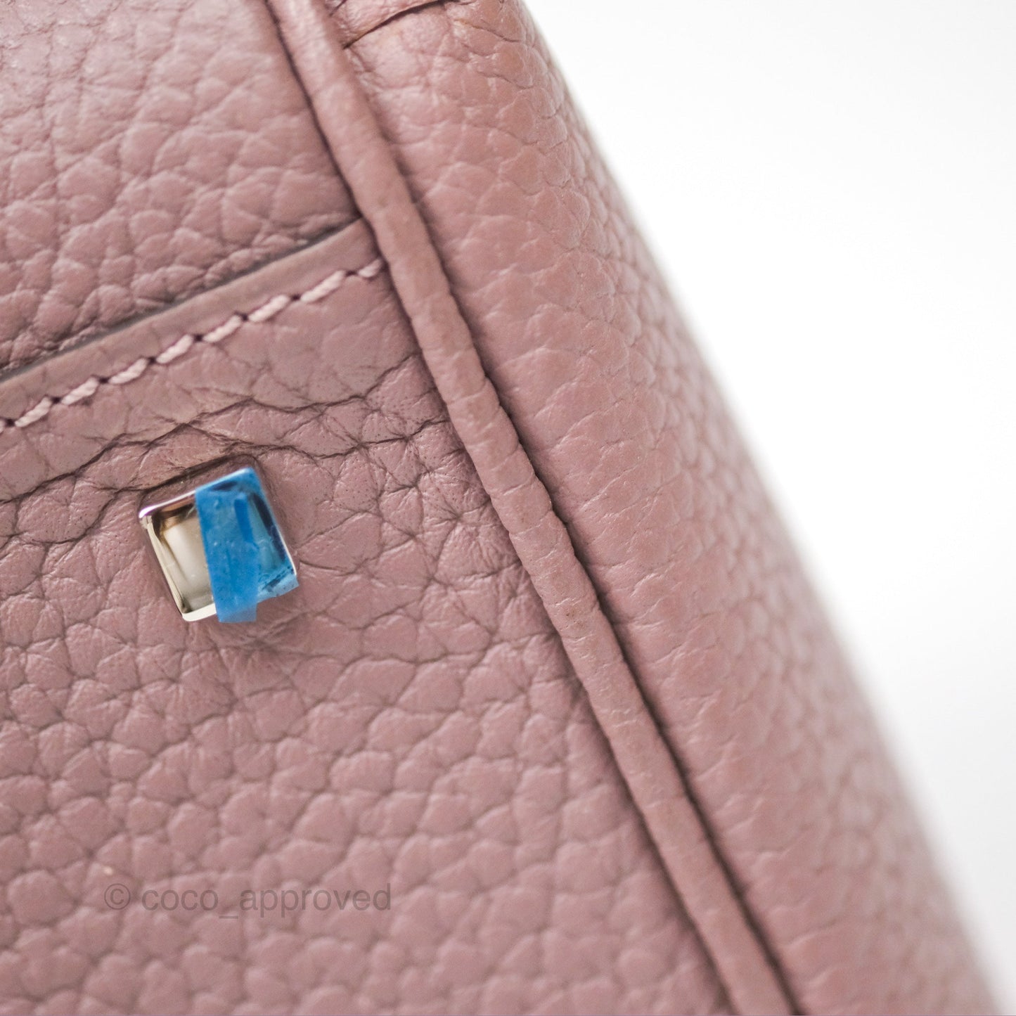 Moynat Pauline PM Bag Purple Calfskin Silver Hardware