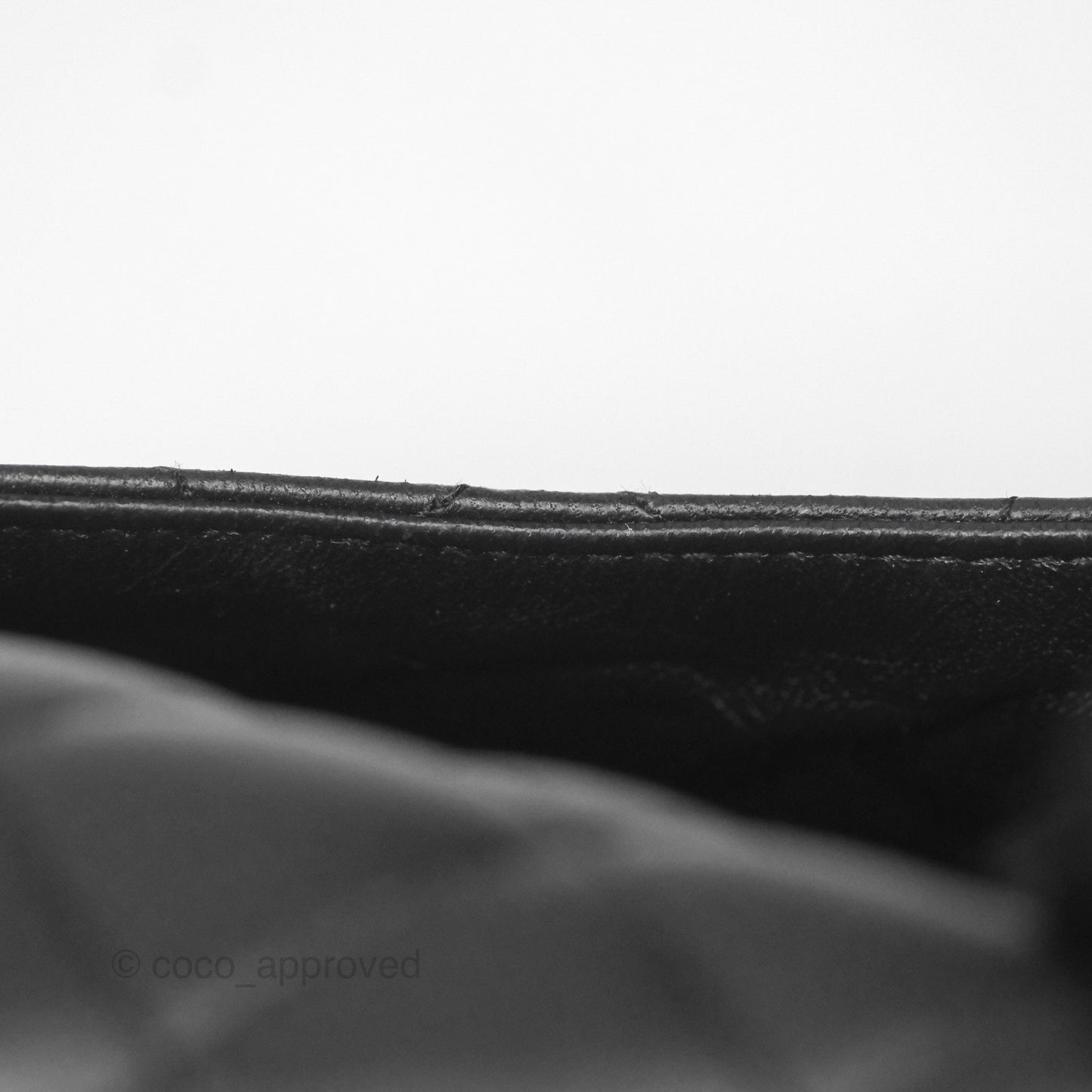 Chanel Mini Square Black Lambskin Gold Hardware