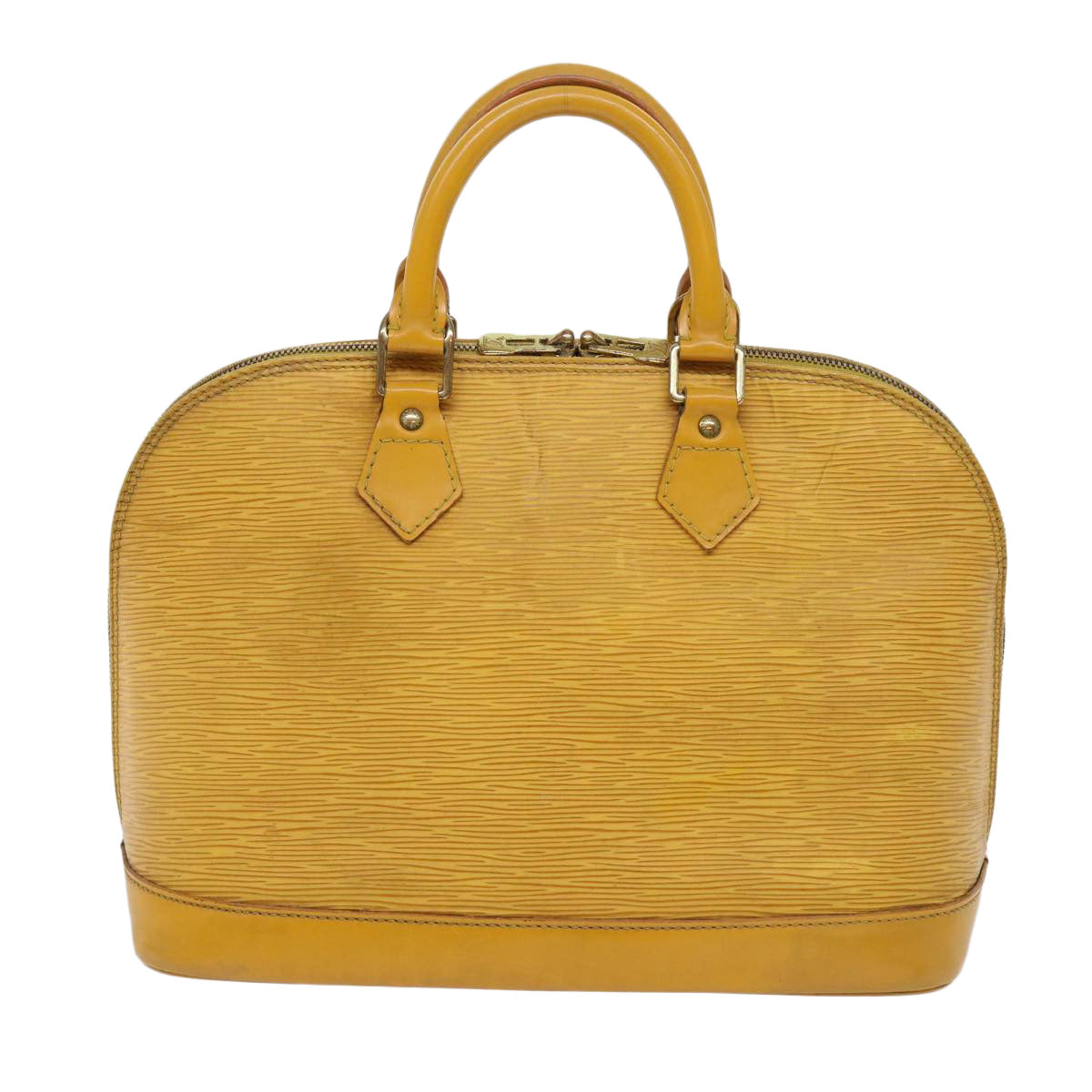 LOUIS VUITTON Epi Alma Hand Bag Tassili Yellow M52149 LV 63105