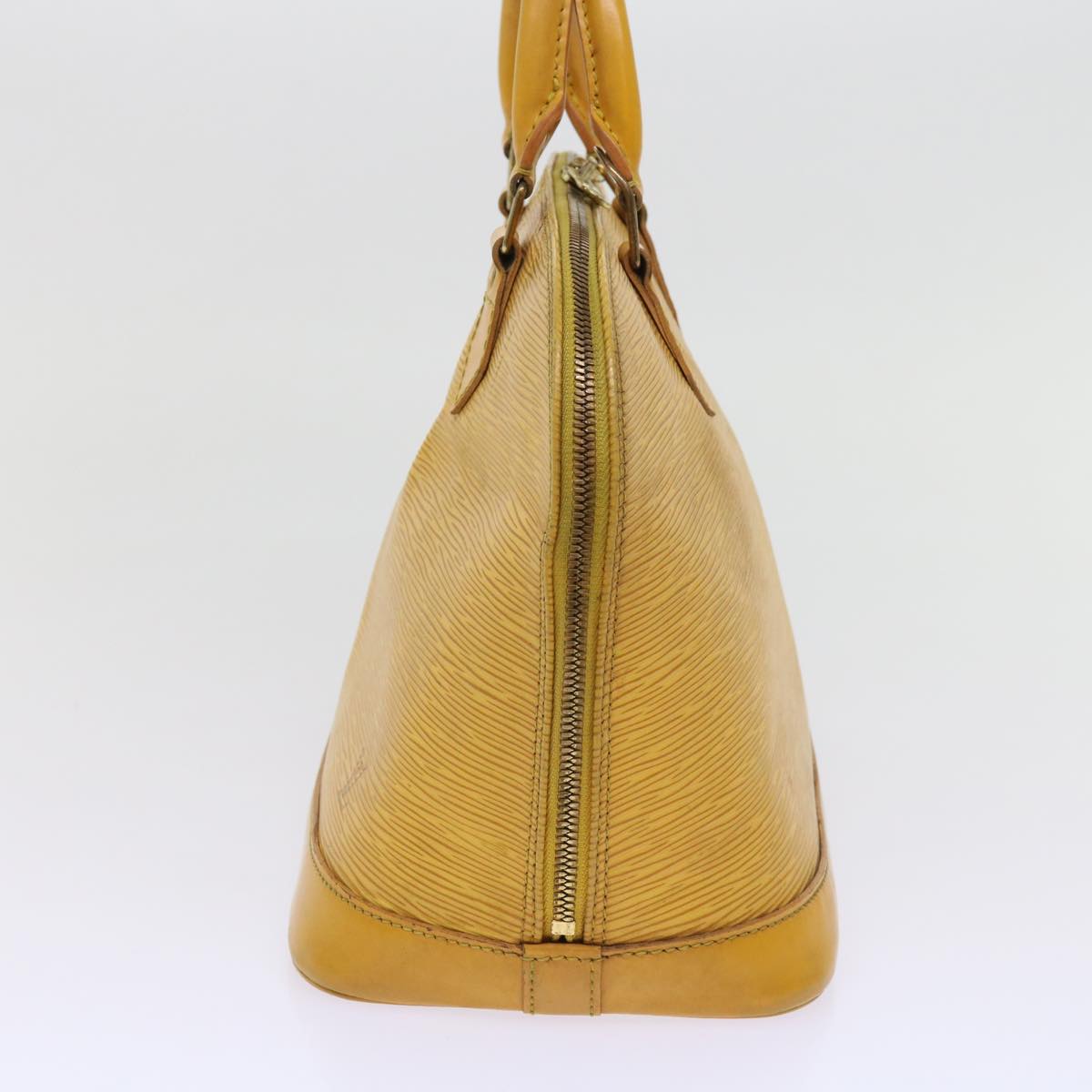 LOUIS VUITTON Epi Alma Hand Bag Tassili Yellow M52149 LV 63105