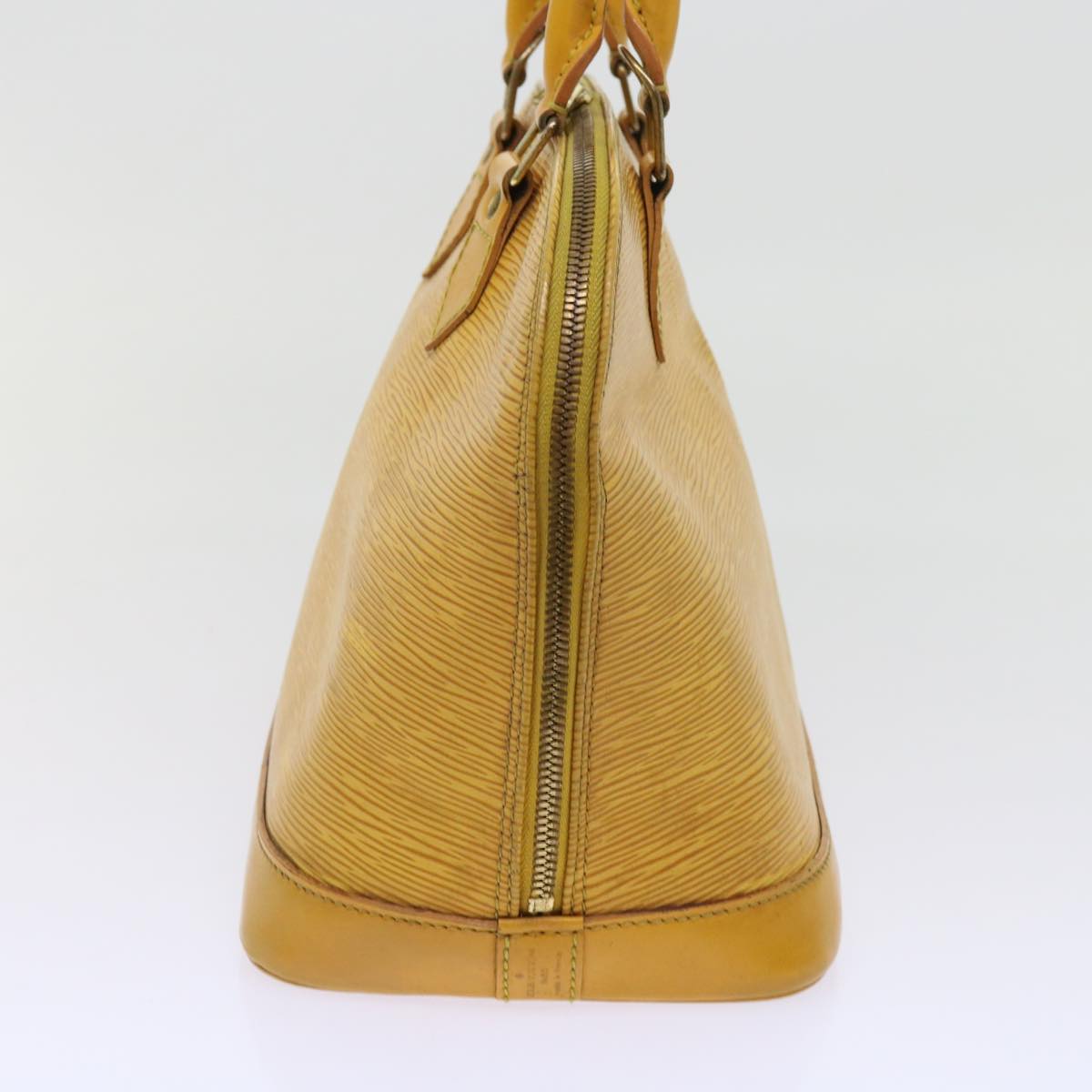 LOUIS VUITTON Epi Alma Hand Bag Tassili Yellow M52149 LV 63105