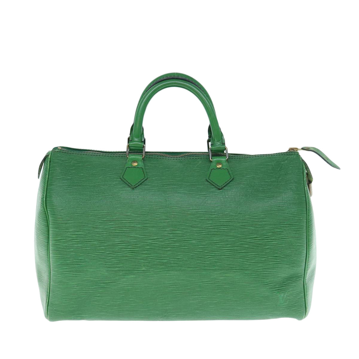 LOUIS VUITTON Epi Speedy 35 Hand Bag Borneo Green M42994 LV 63122