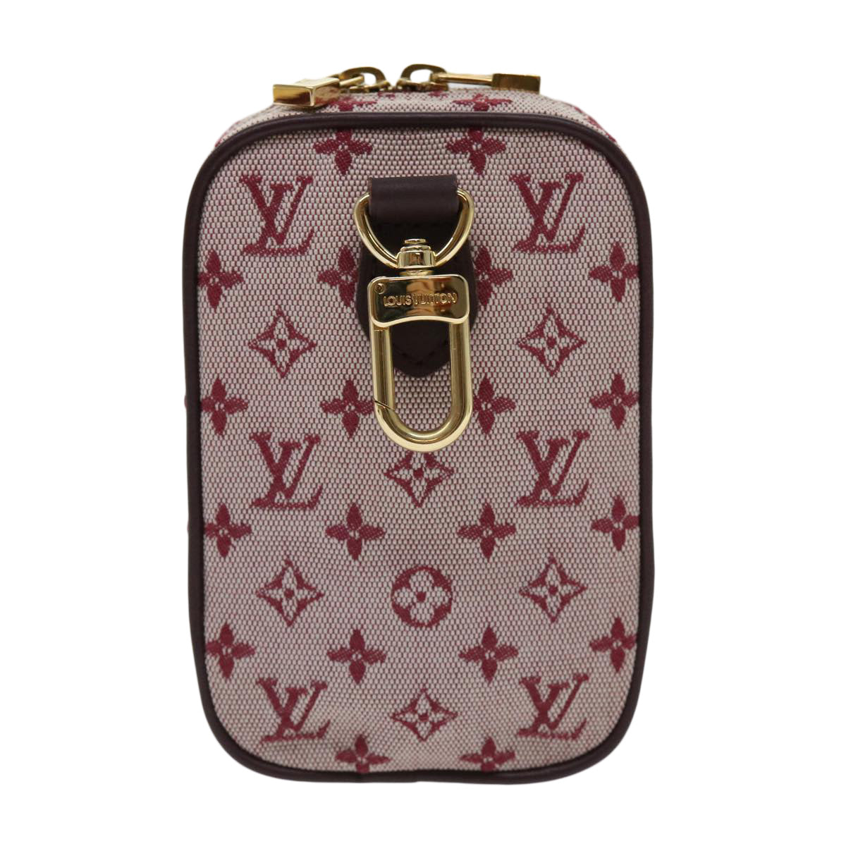 LOUIS VUITTON Monogram Mini Usu Digital Pouch Red M60001 LV 63149