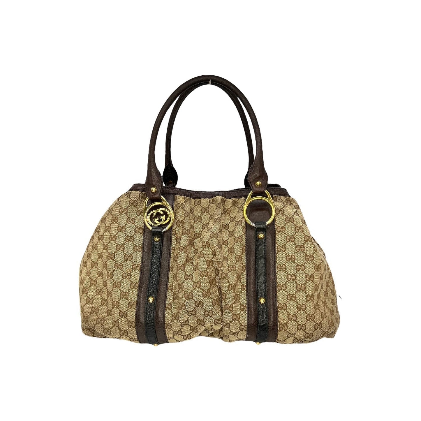 Luxury Gucci GG Canvas Interlocking Icon Tote