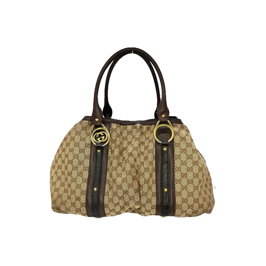 Luxury Gucci GG Canvas Interlocking Icon Tote