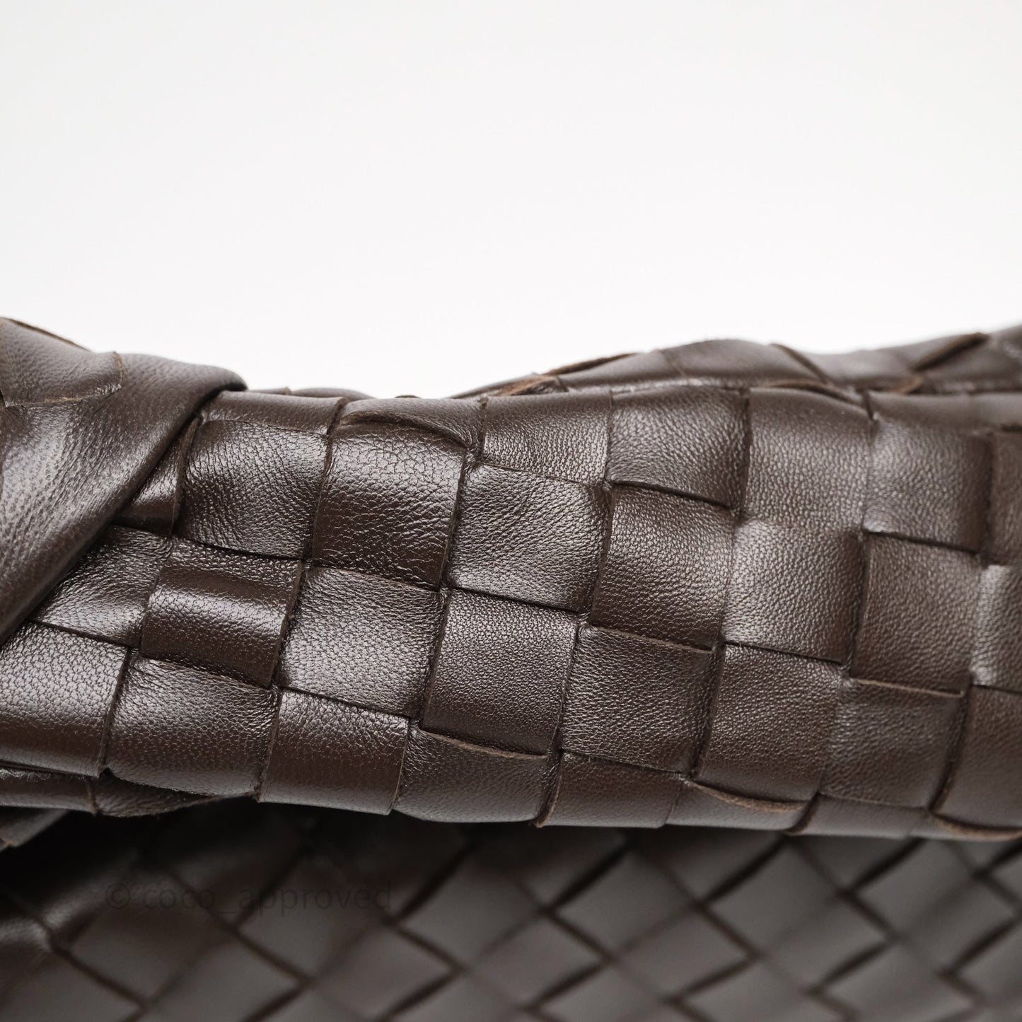 Bottega Veneta Teen Jodie Brown Intrecciato Lambskin
