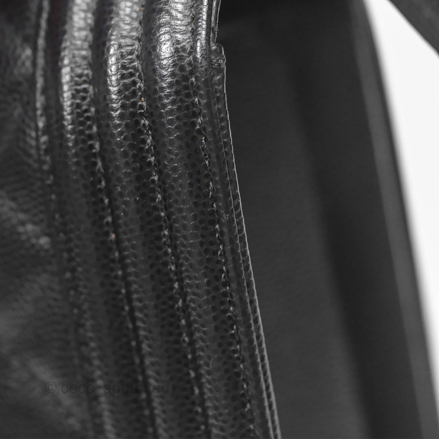 Chanel Medium Boy Quilted Black Caviar Ruthenium Hardware
