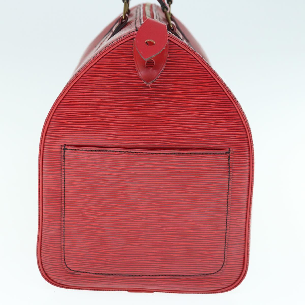 LOUIS VUITTON Epi Speedy 35 Hand Bag Castilian Red M42997 LV 63202