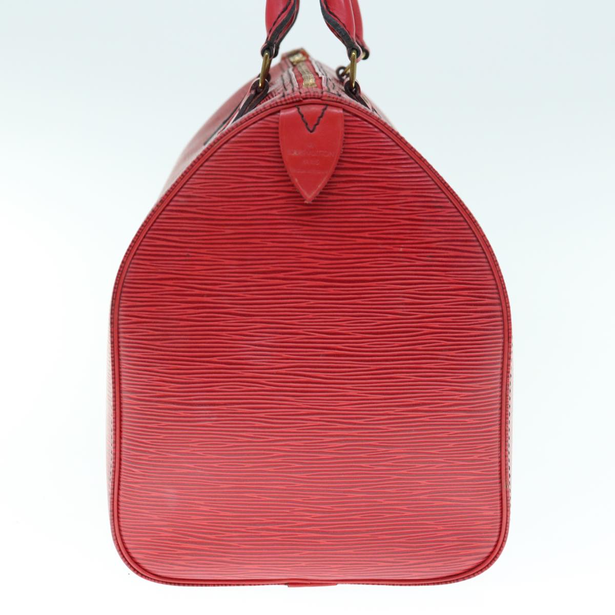 LOUIS VUITTON Epi Speedy 35 Hand Bag Castilian Red M42997 LV 63202