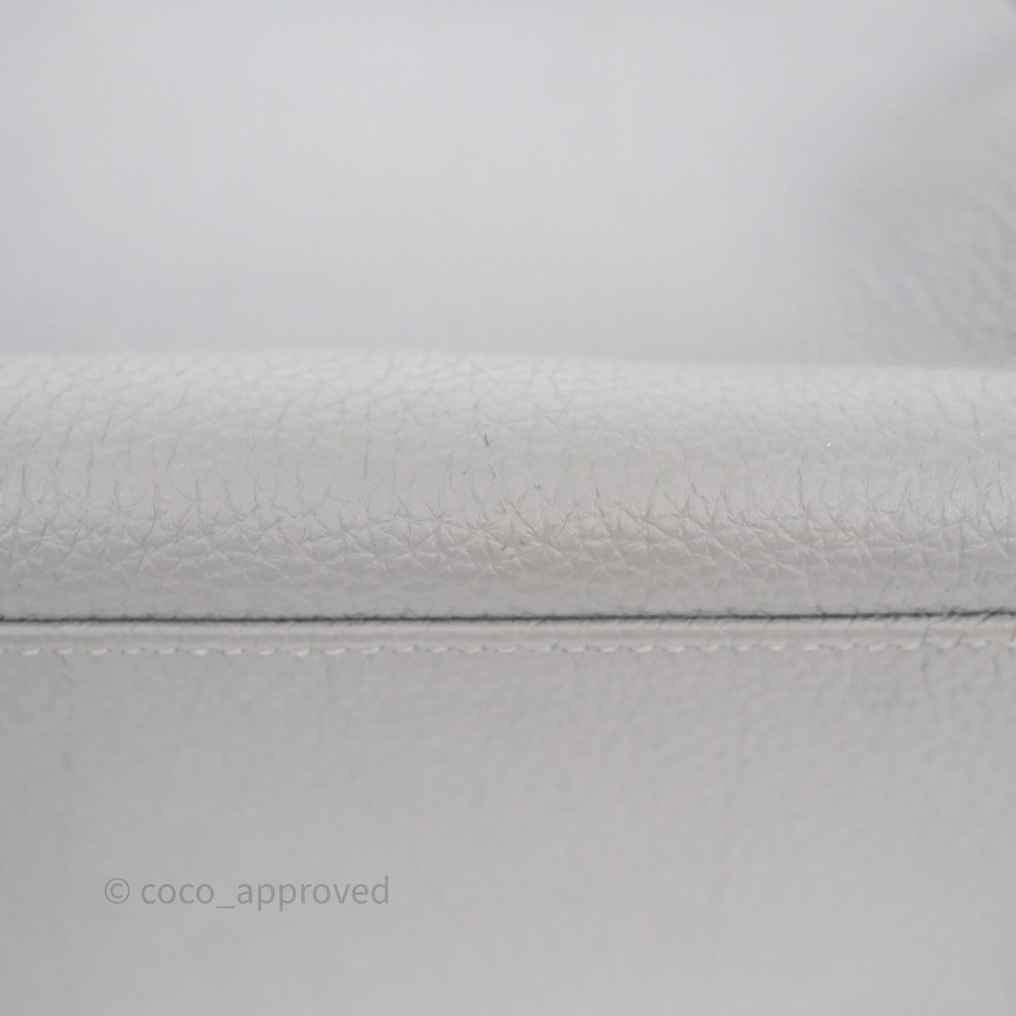 Hermès Kelly 32 Retourne Bleu Glacier 8U Togo Palladium Hardware