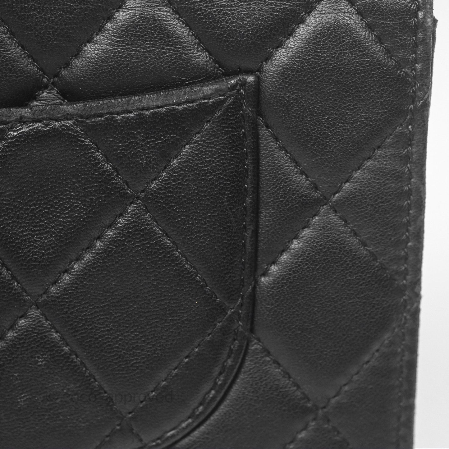 Chanel Quilted Wallet on Chain WOC Black Lambskin Palladium Hardware