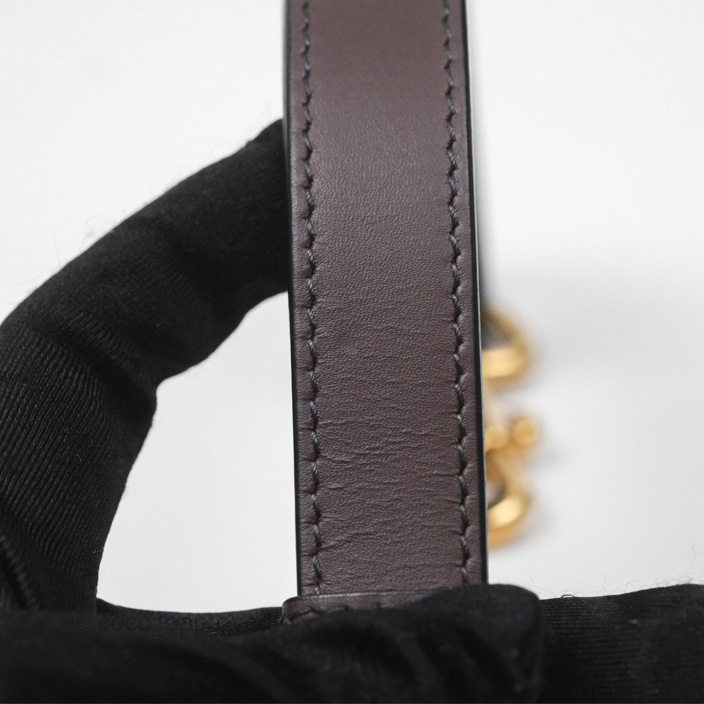 Dior Medium Bobby Bag Brown Oblique Jacquard Canvas Gold Hardware