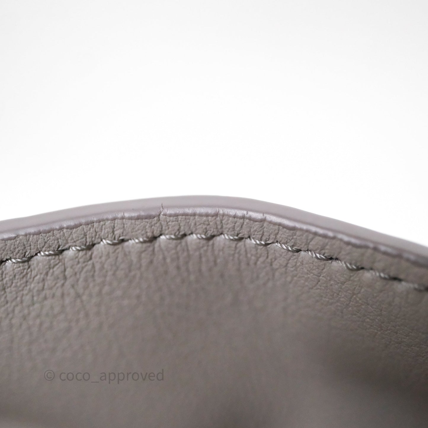 Loewe Mini Flamenco Clutch Nappa Calfskin Grey