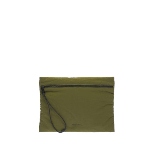 Luxury Bottega Veneta Logo Printed Pouch