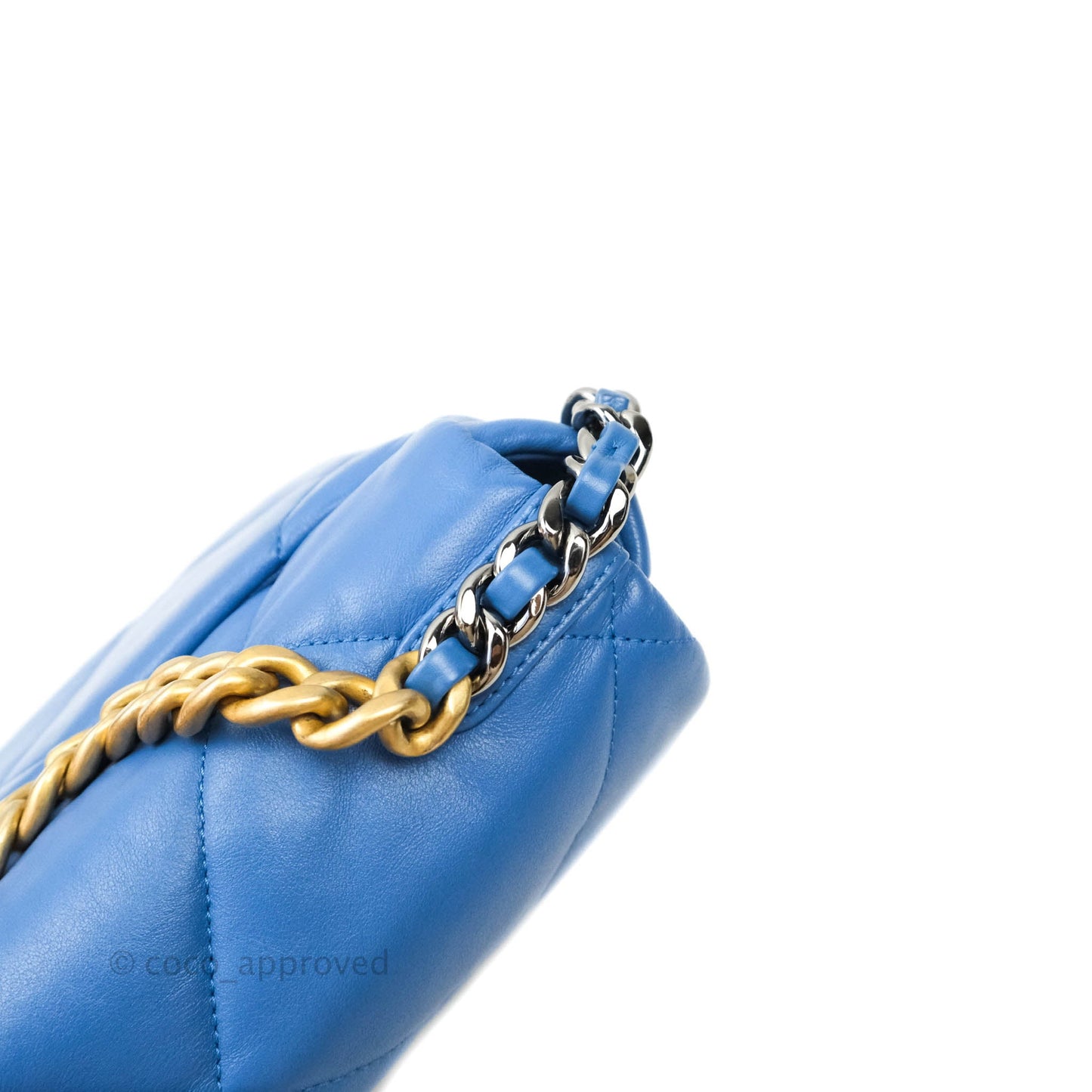 Chanel 19 Small Blue Mixed Hardware 20S