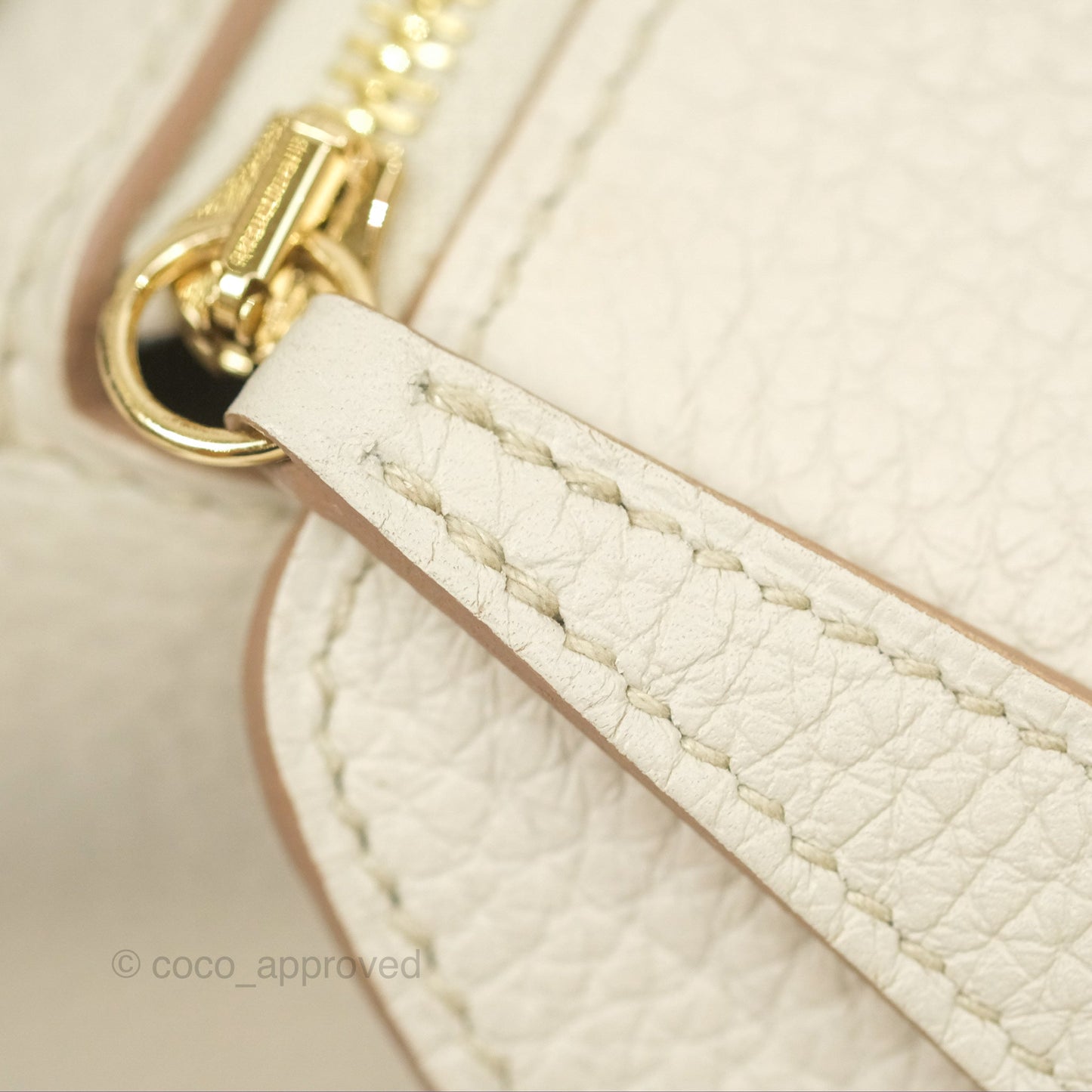 Hermès Mini Lindy 20 Beton Clemence Gold Hardware