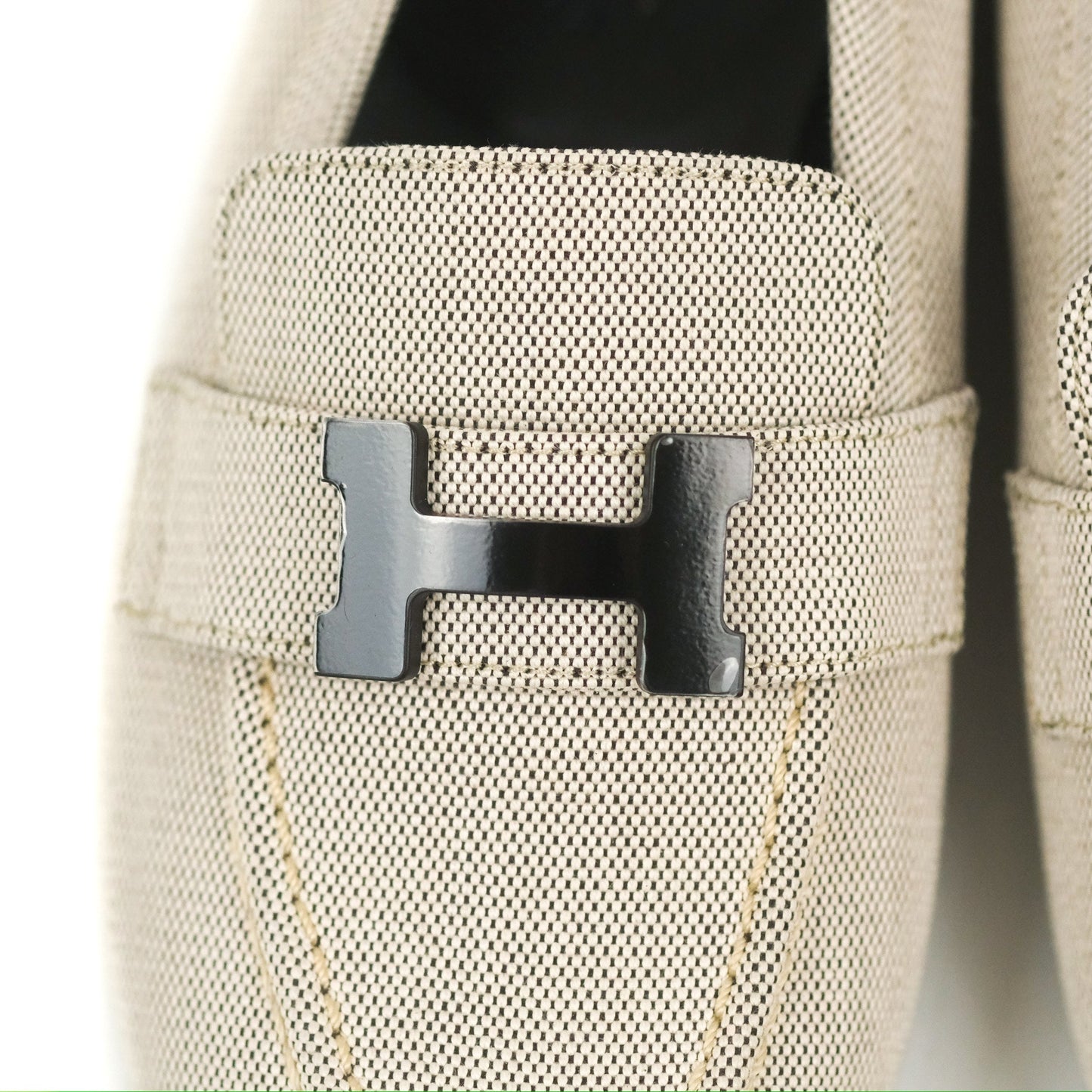Hermès Paris Loafer Prunoir H Canvas Size 35