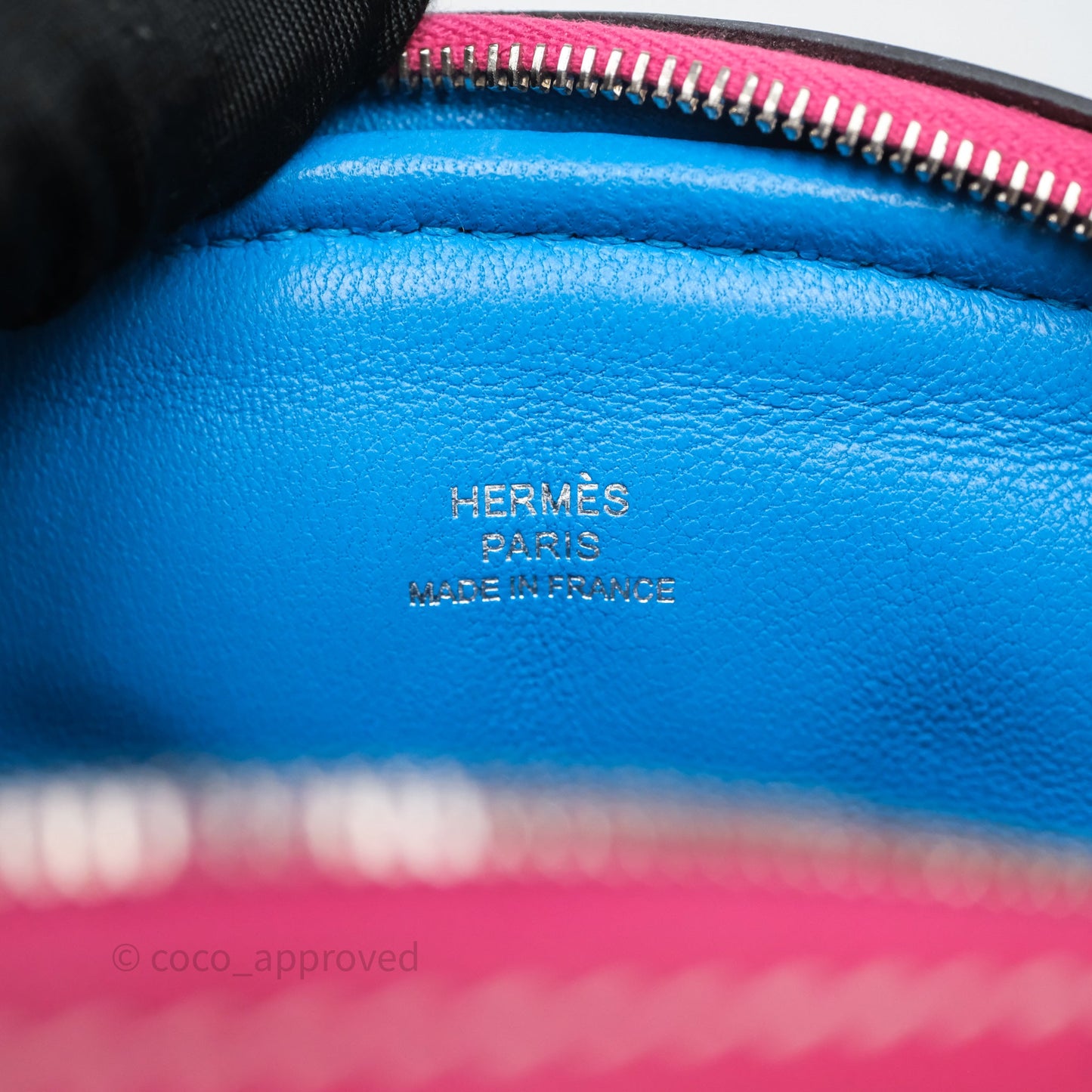 Hermes In-The-Loop Belt Bag 0D Rose Mexico/ 0F Bleu Frida Palladium Hardware