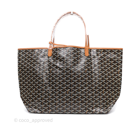 Goyard St Louis Tote GM Tan Black