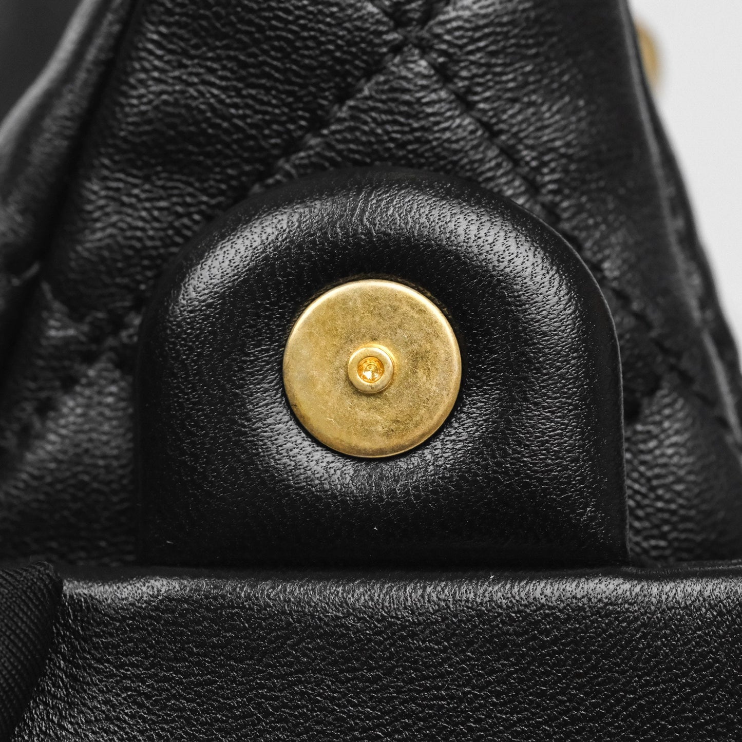Chanel Quilted Large Trendy Double Pocket Hobo Black Lambskin Gold Hardware