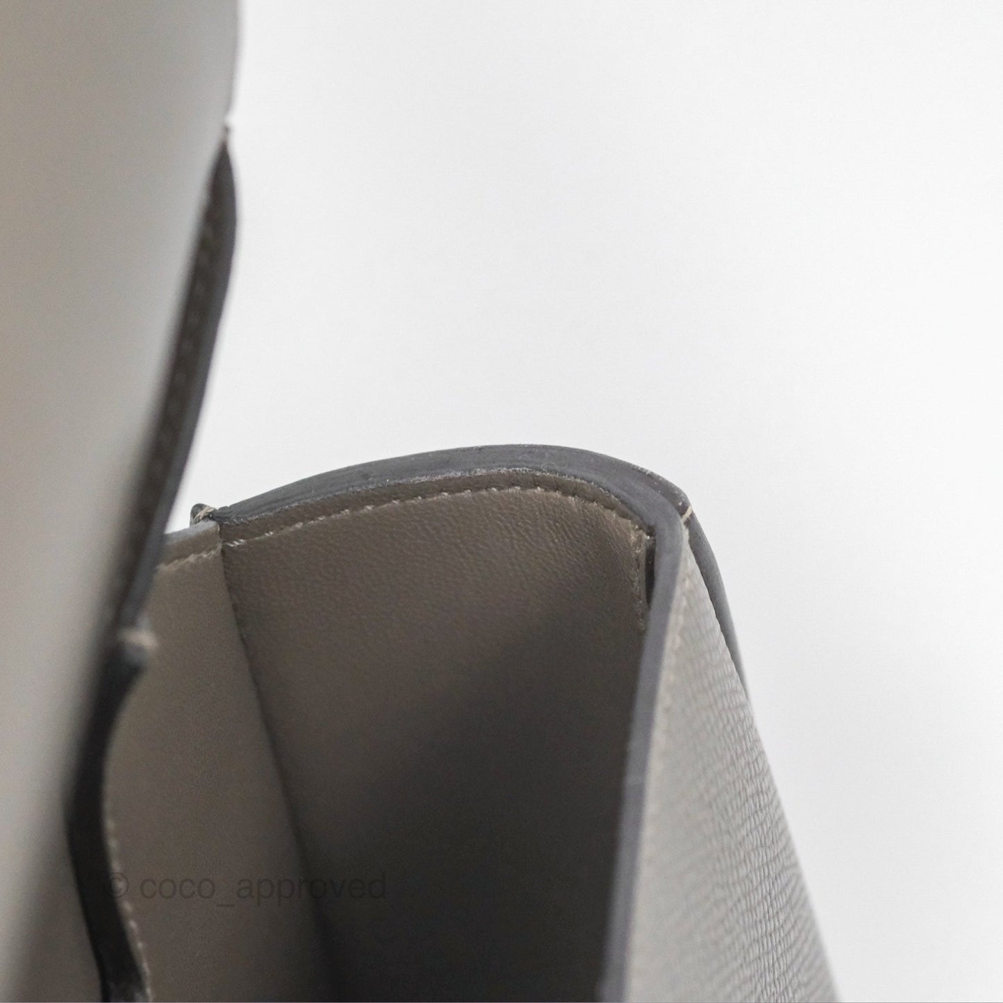 Hermès Della Cavalleria Mini Bag Gris Meyer 0L Epsom Palladium Hardware