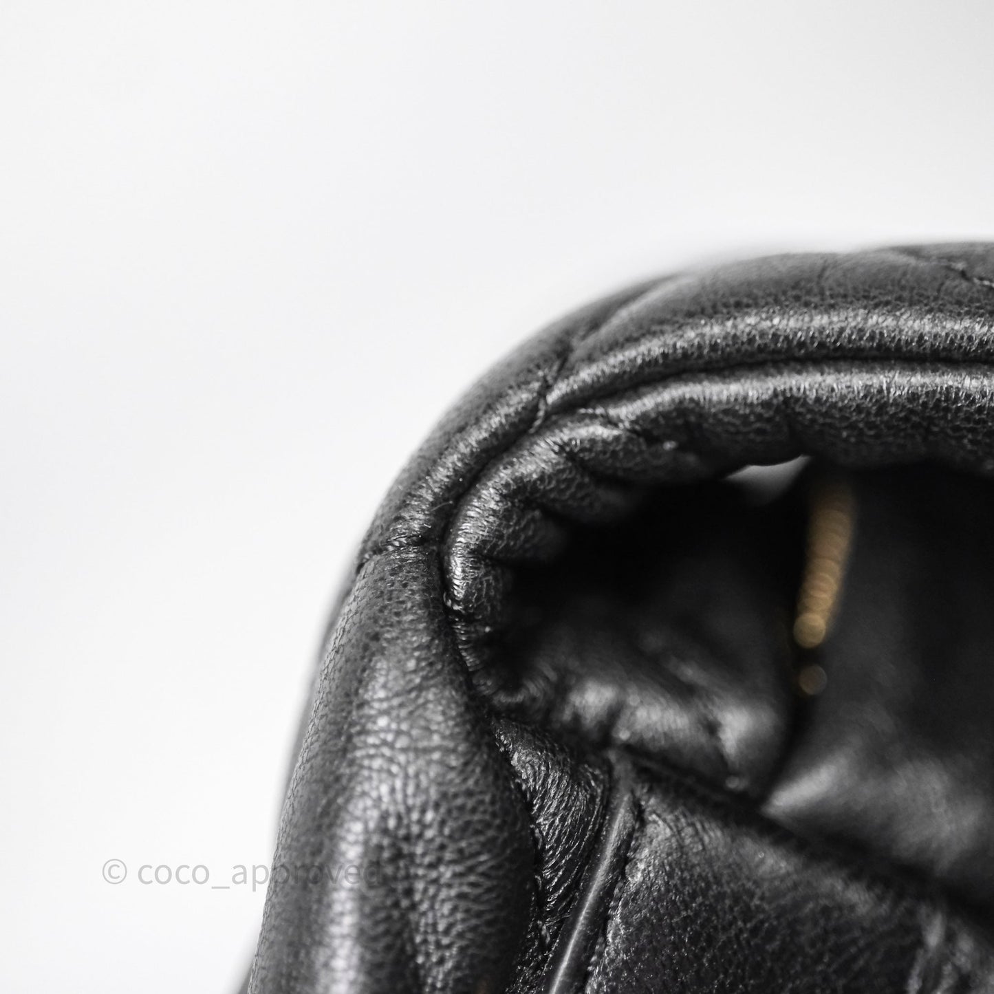 Chanel Small Hobo Bag Crumpled Black Lambskin Aged Gold Hardware