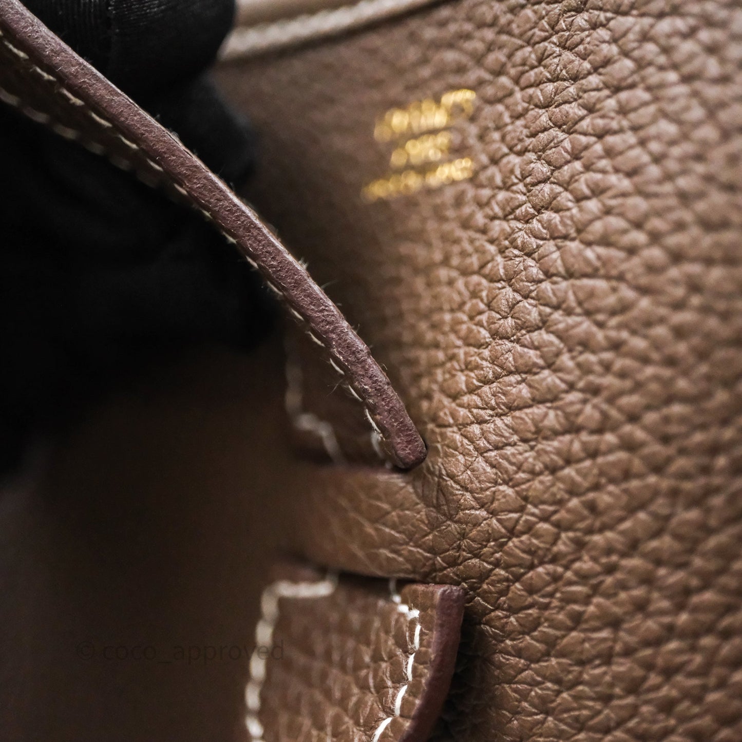 Hermes Evelyne III 29 Etoupe 18 Taurillon Clemence Gold Hardware